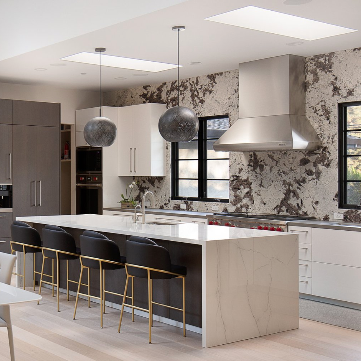 Dounia Home Aria Pendant Light | Matte Gun Metal | Size 16"