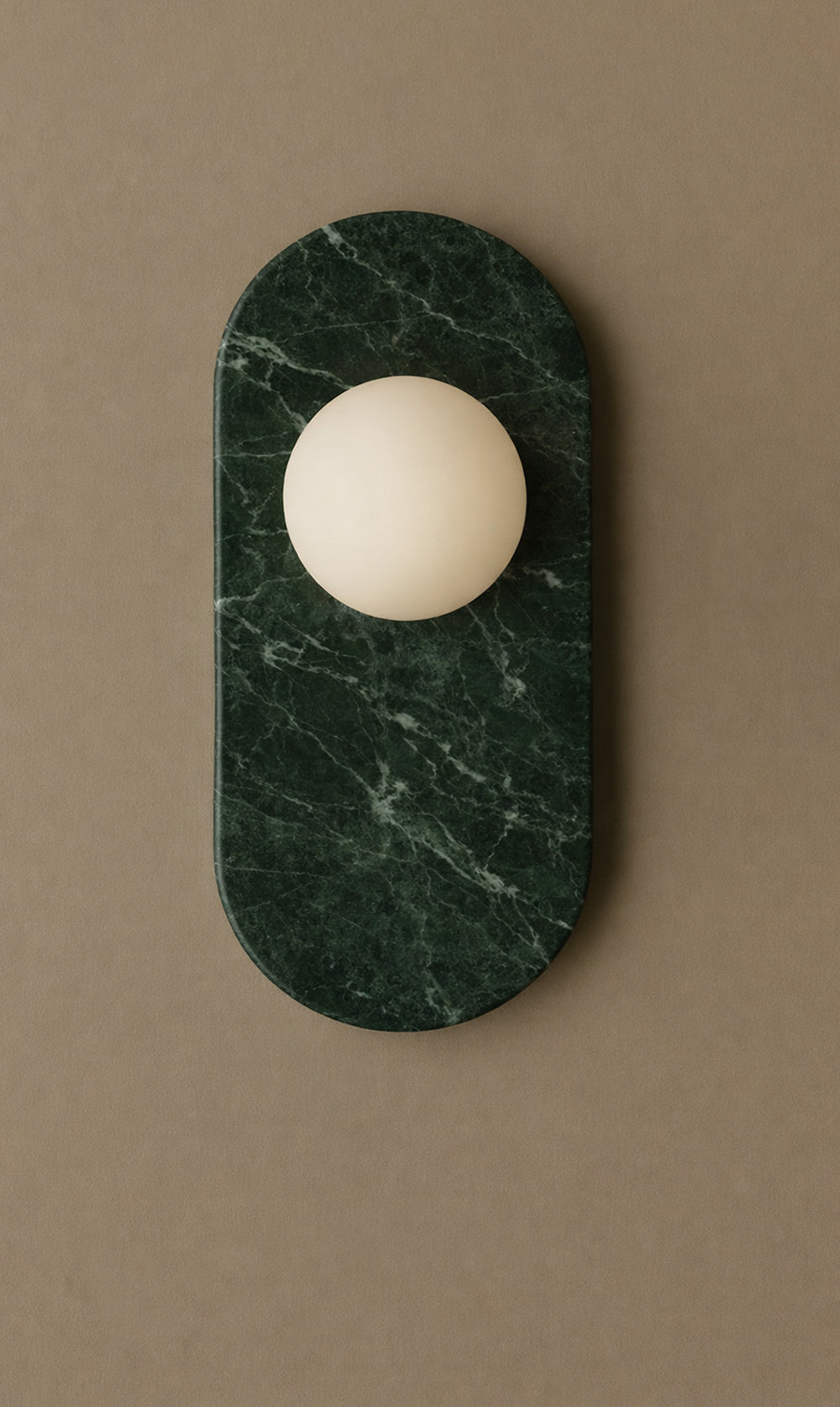 Nyla Obround Wall Sconce - Green Marble
