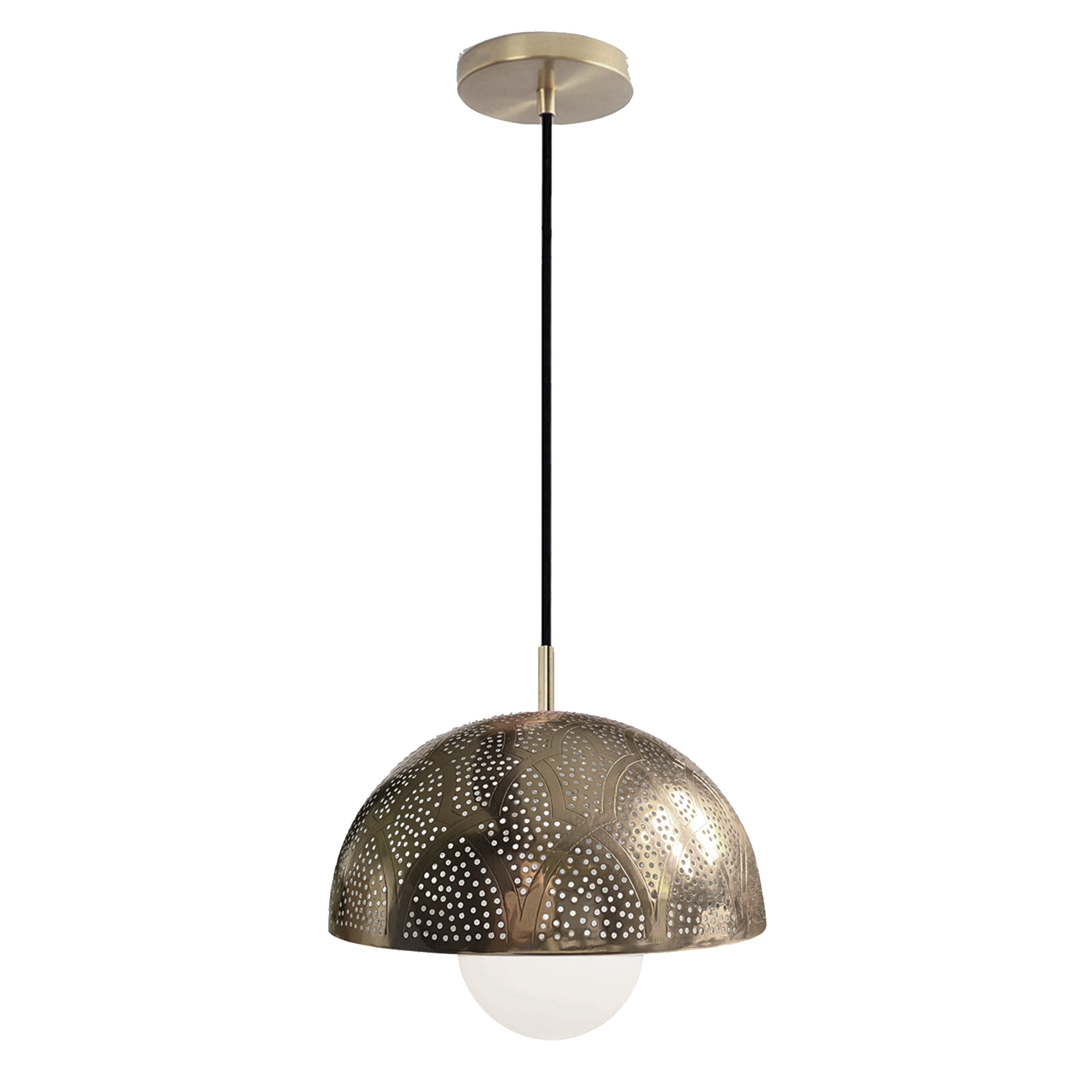 Zana Metal Dome-shaped Shade Suspension