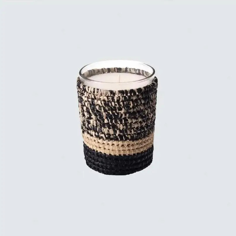 Dounia home Candle in made of Raffia, Model: