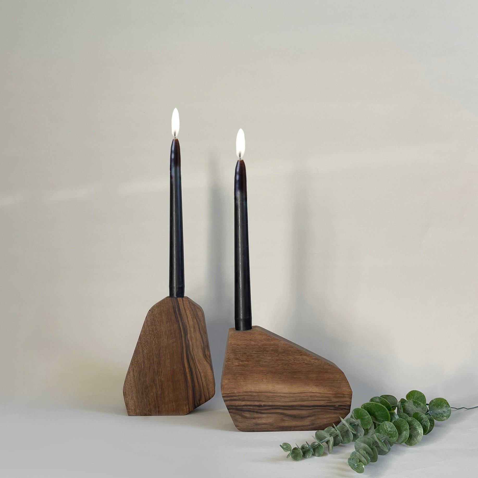 Toubkal Candle holder geometric - set of 2