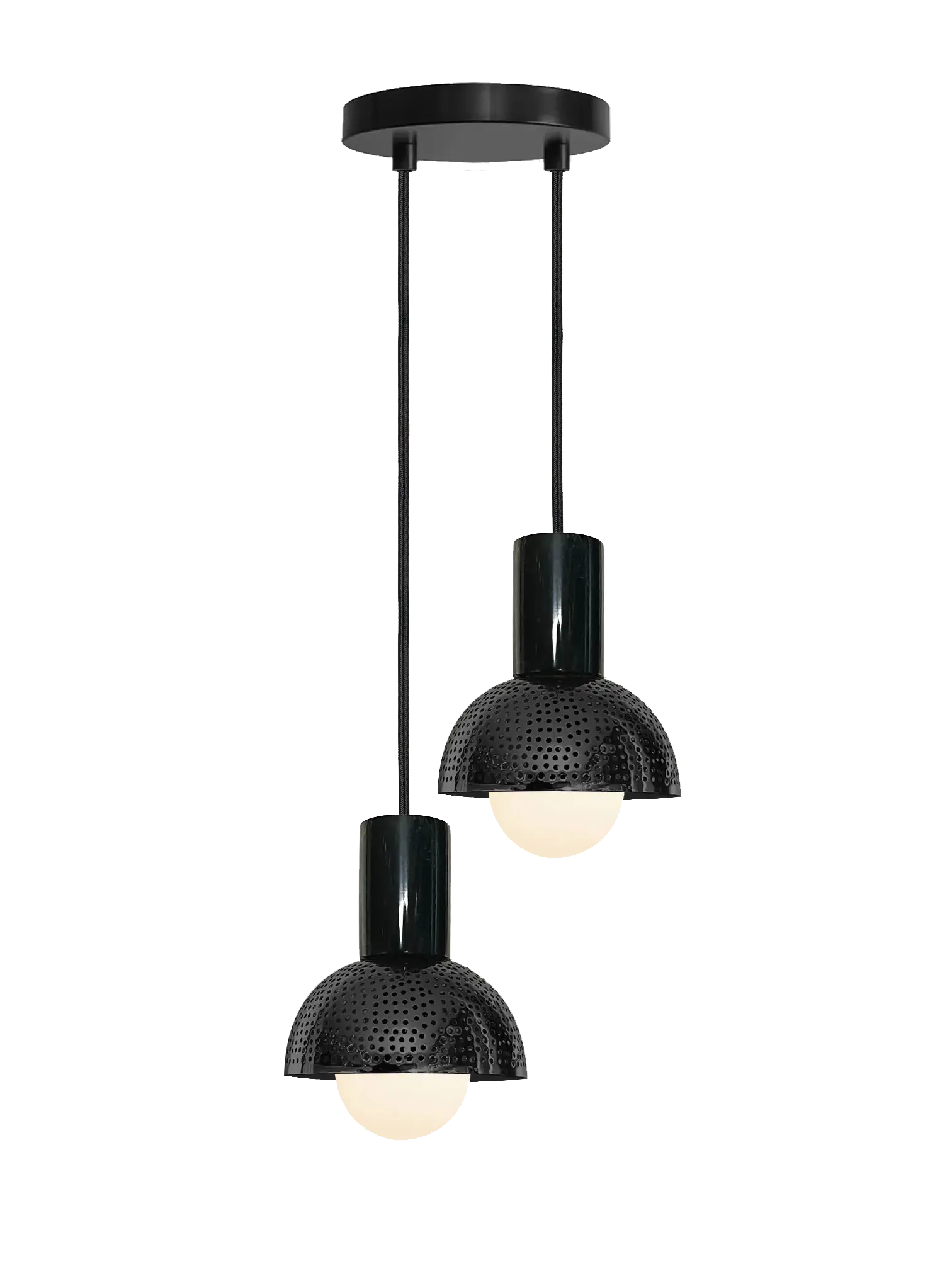 Dounia home chandeliers in black made of Metal, Model: Maria 2