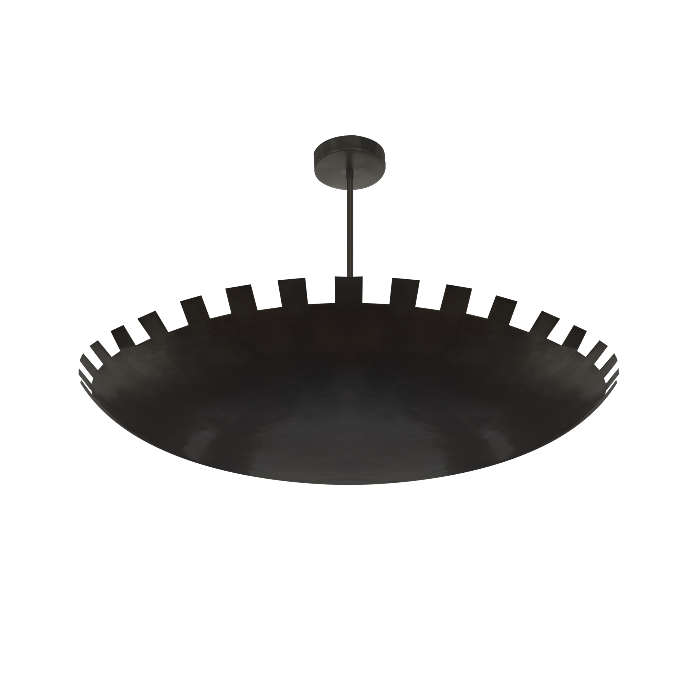 Checkered Dome Flush Mount Light Fixture