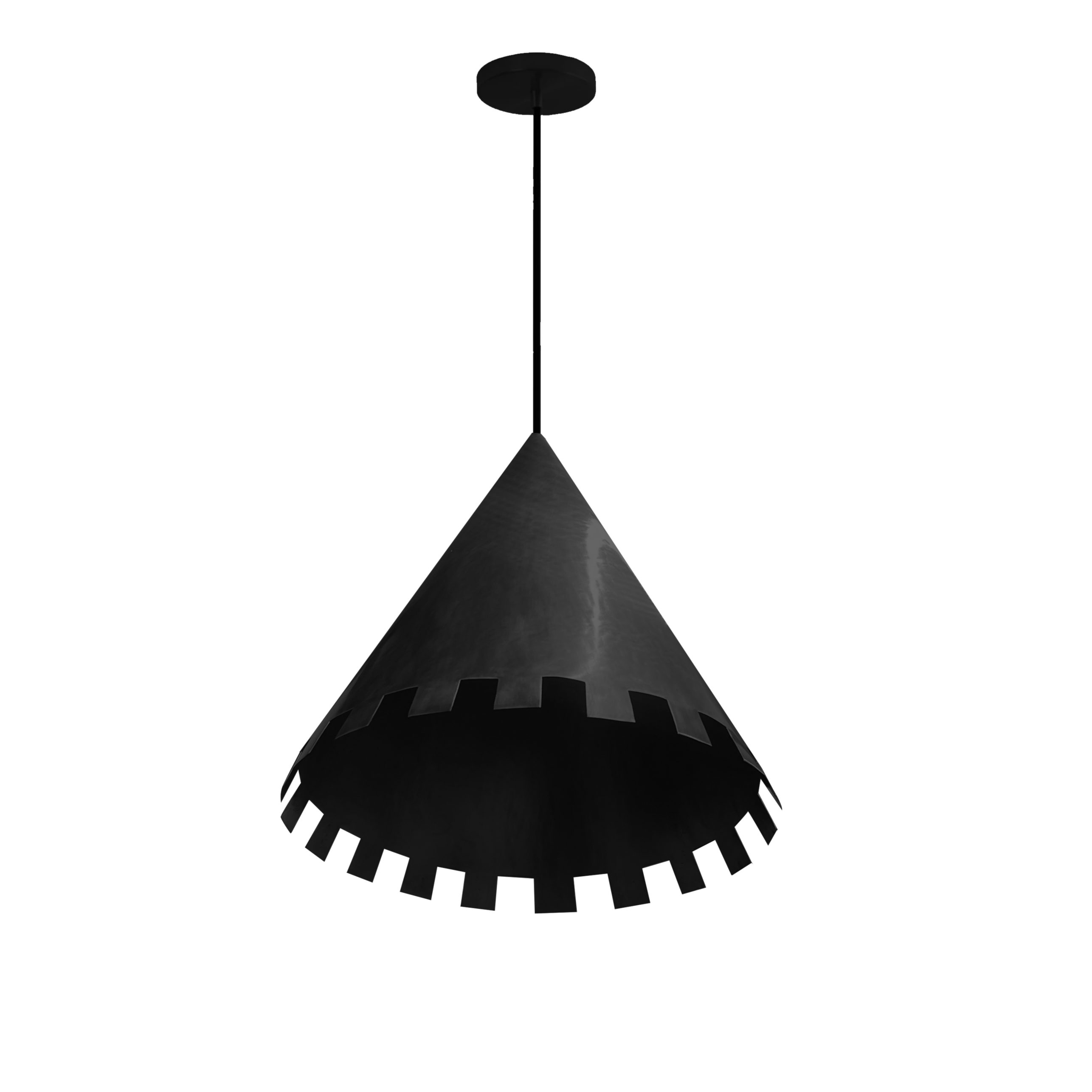 Checkered Koba Pendant Light