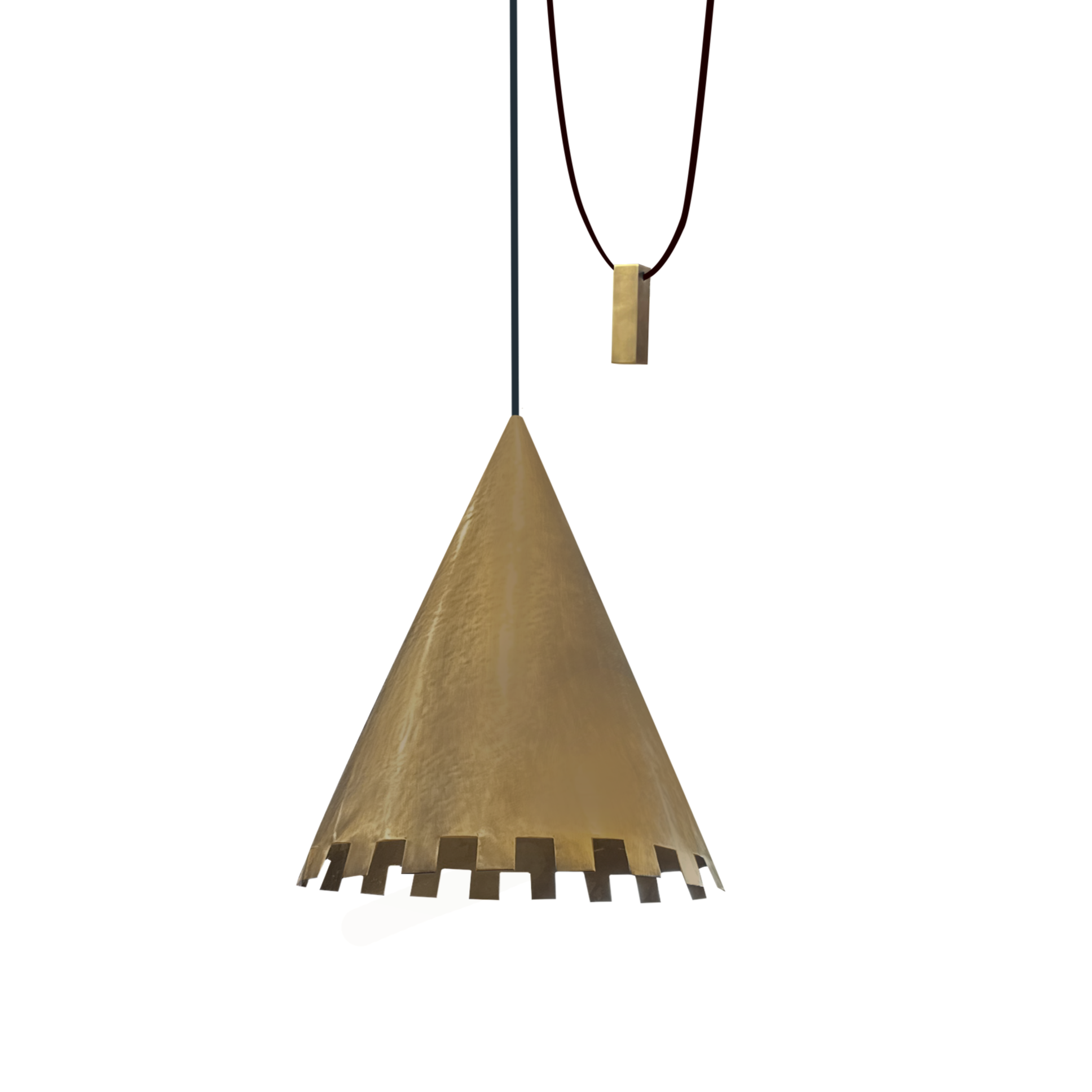 Checkered Koba Pendant Light