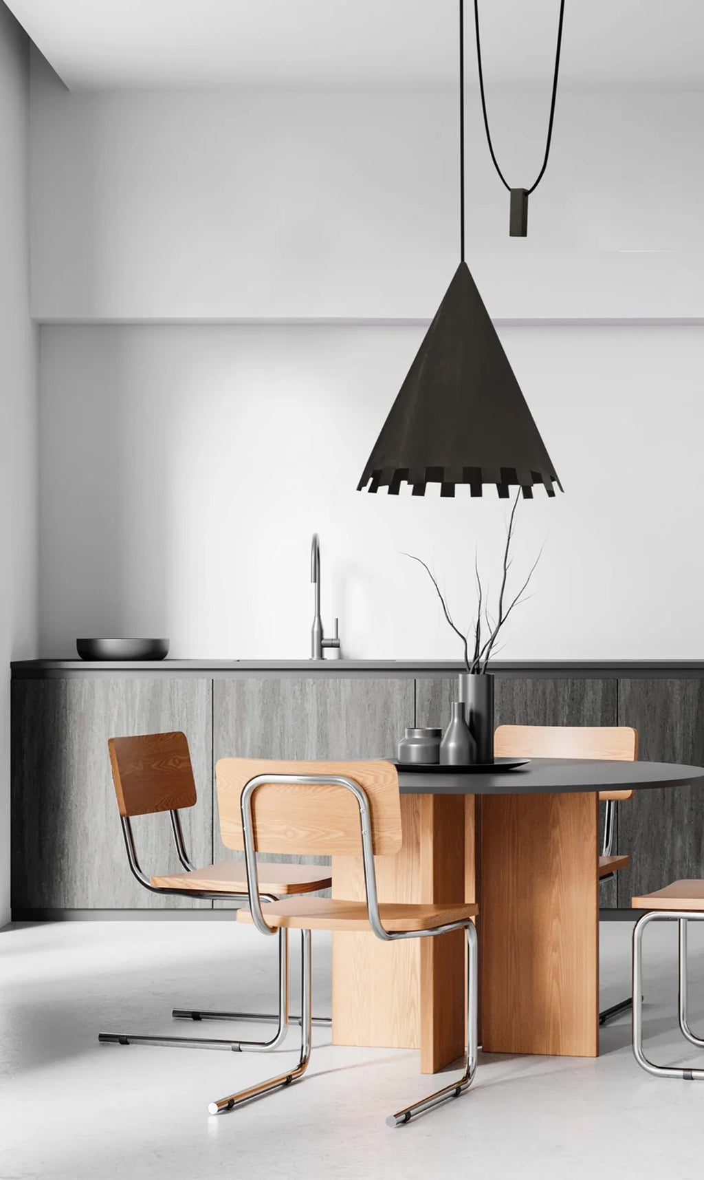 Checkered Koba Pendant Light