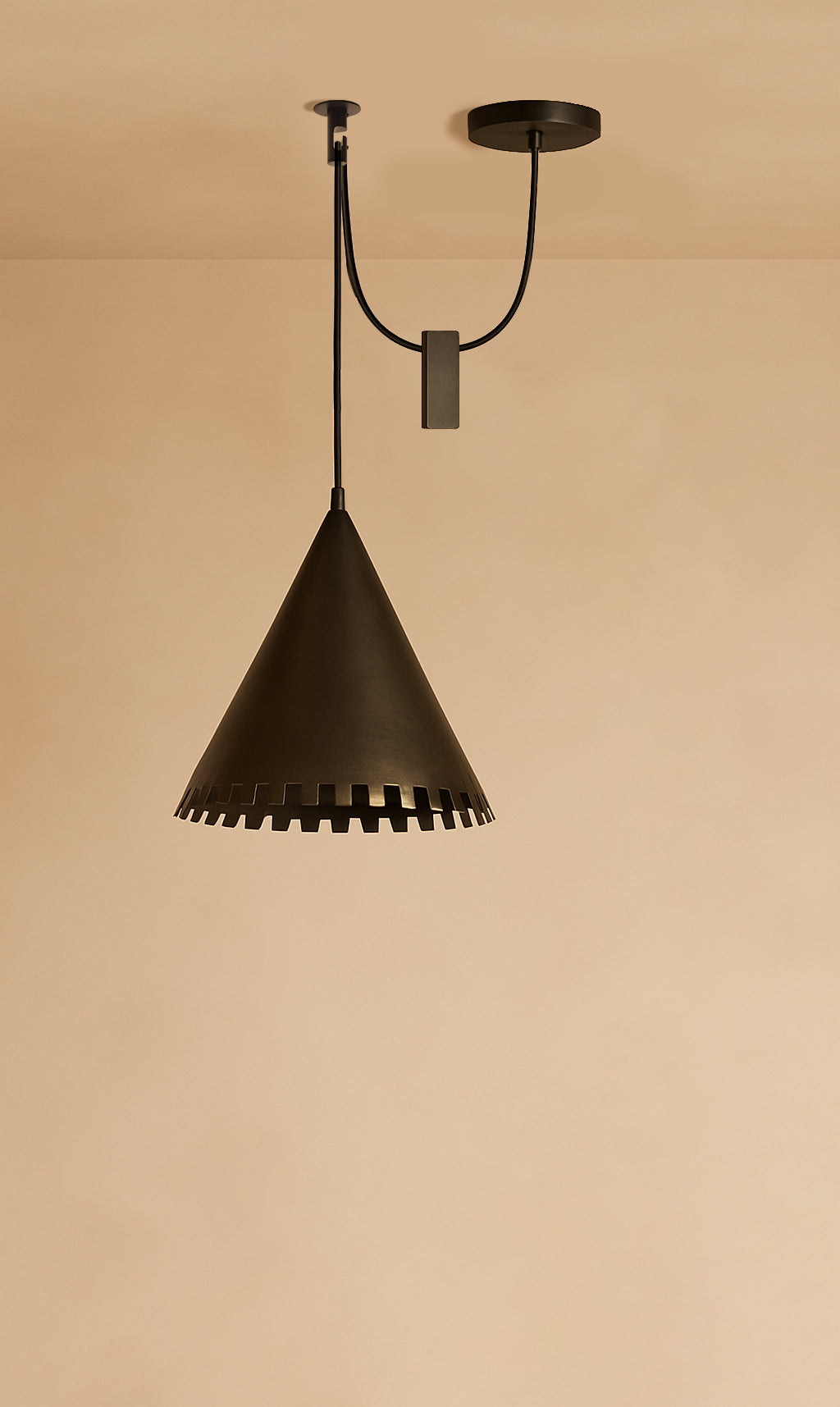 Checkered Koba Pendant Light