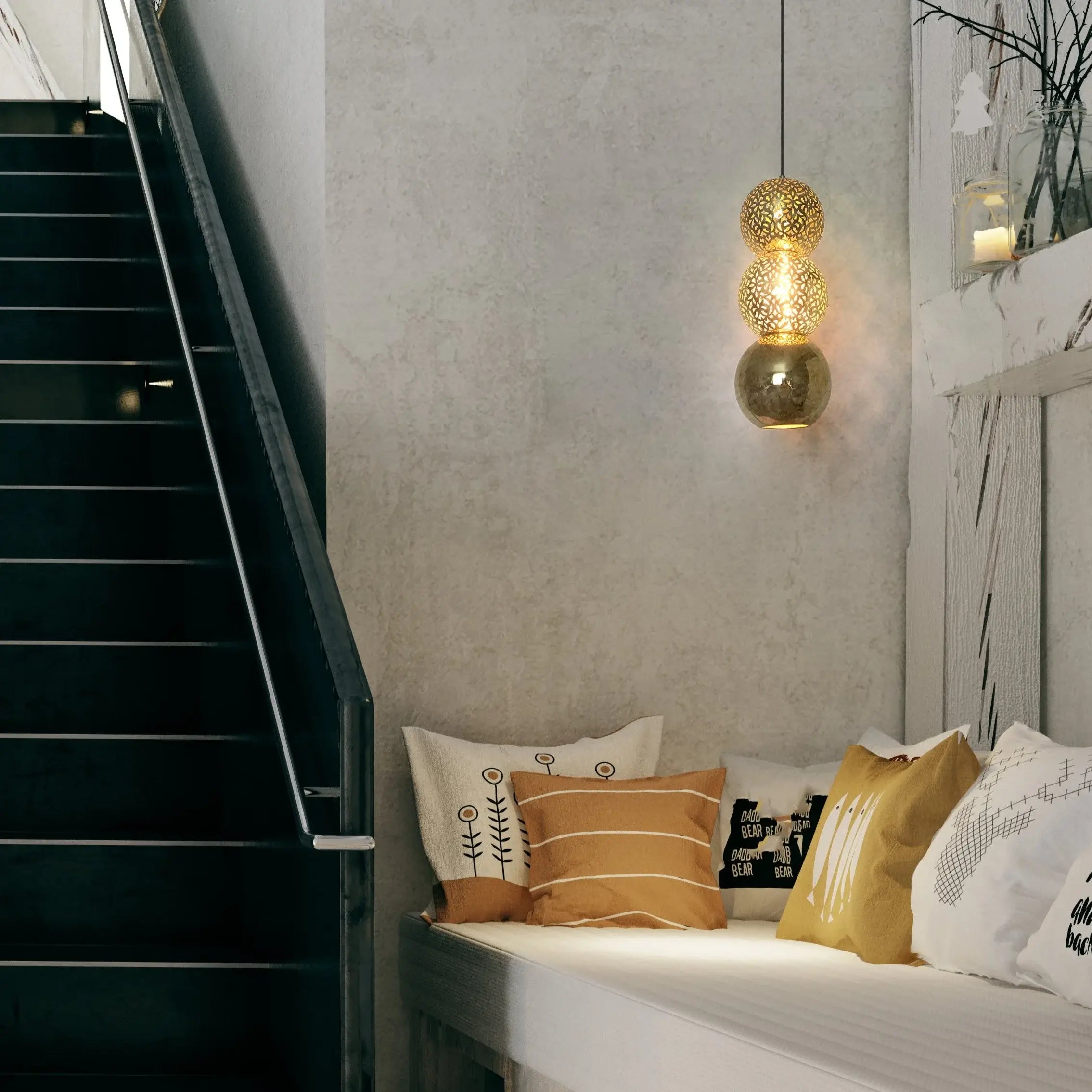 Dounia home LEDlight bulbs in made of Clear, used as a living room lighting, Model: T 9