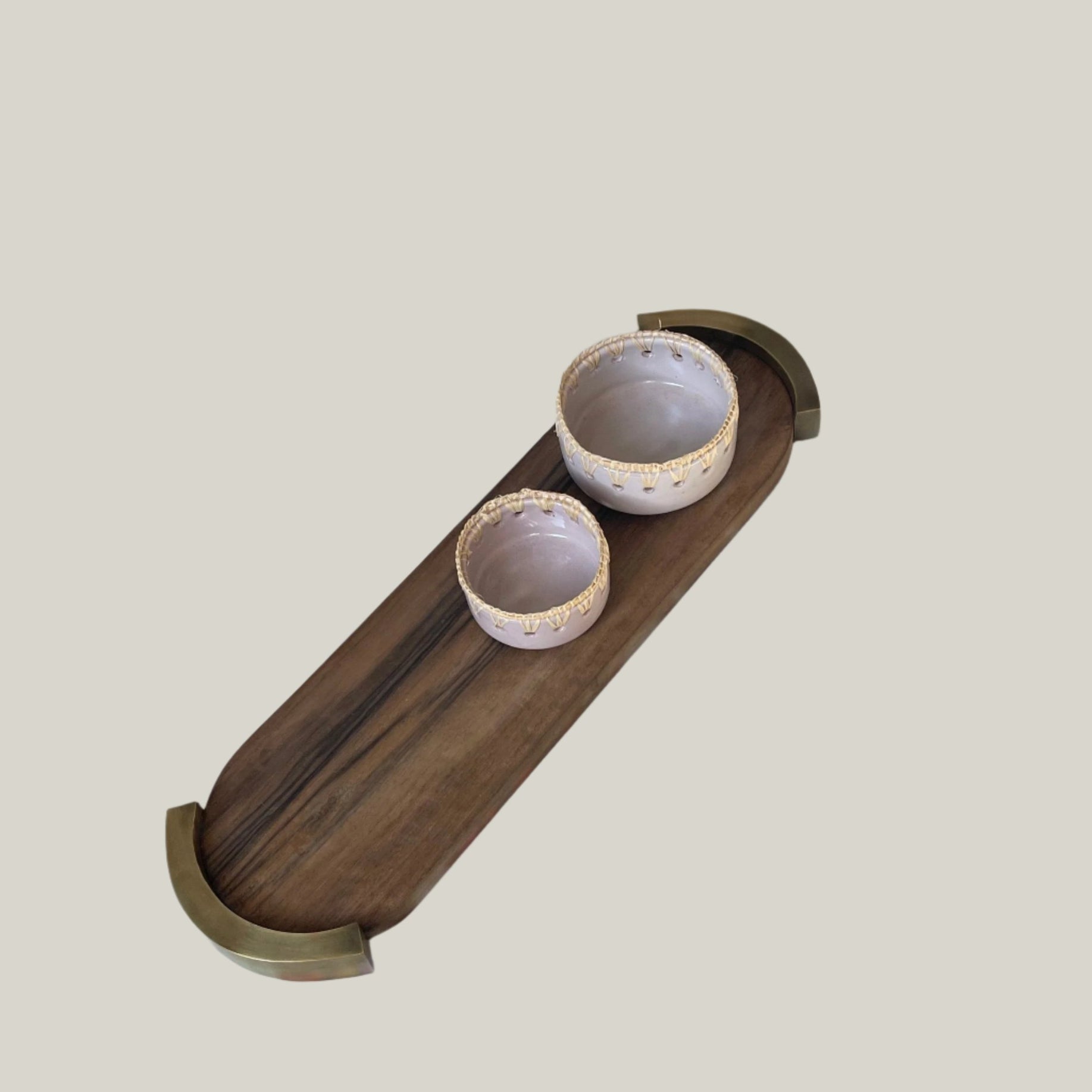 Wood tray long