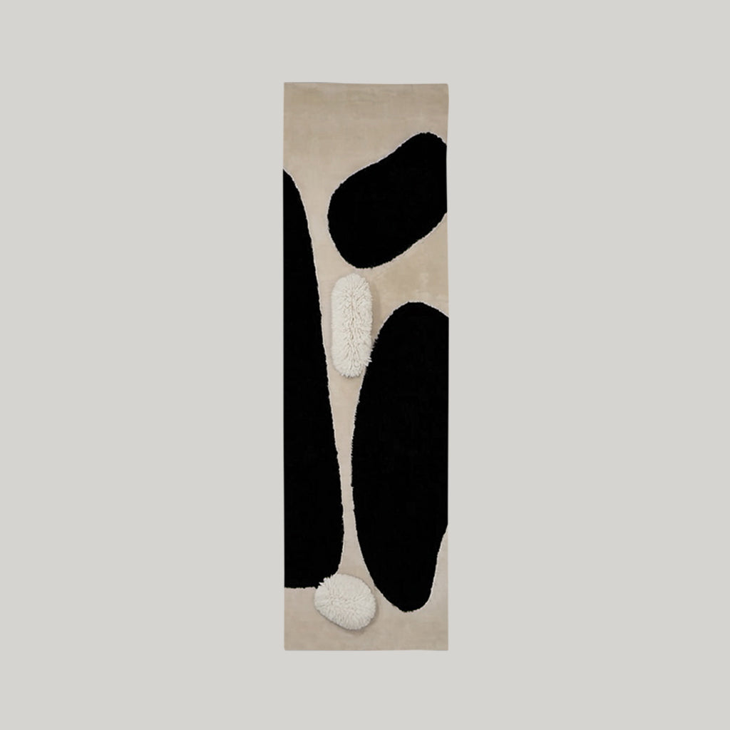 Pebble Trio Organic Wool Runner Rug - Artisan Carpet