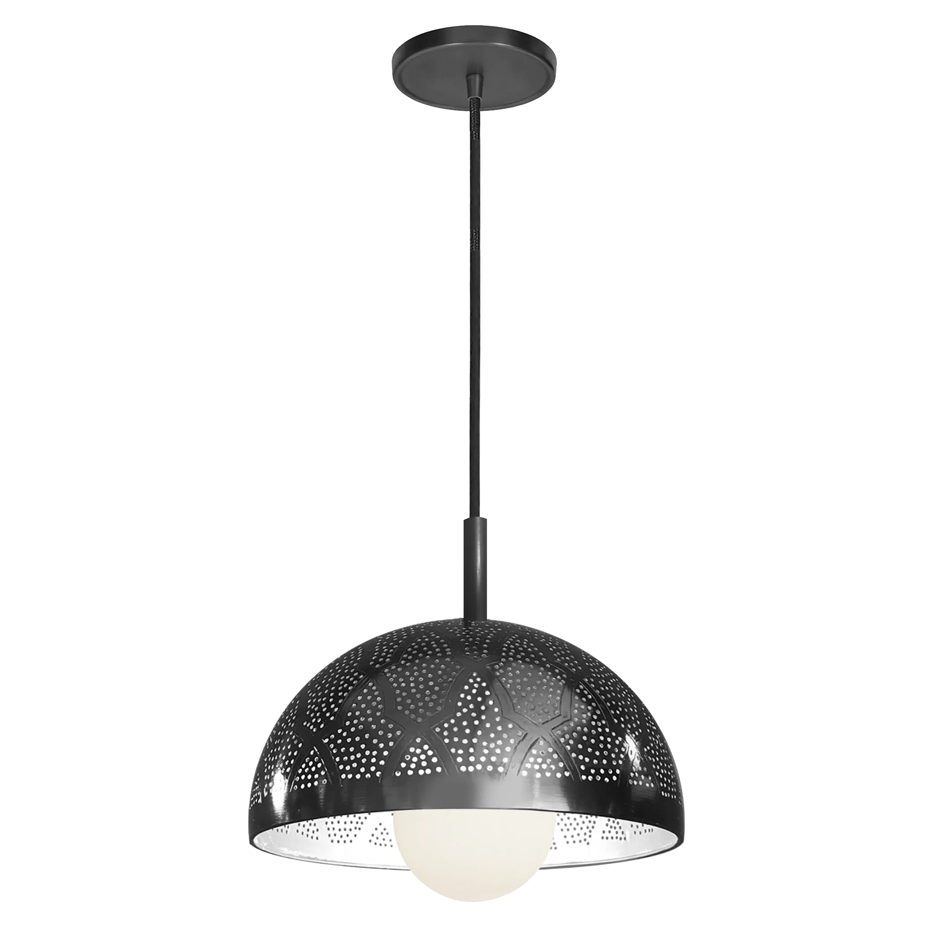 Zana Metal Dome-shaped Shade Suspension