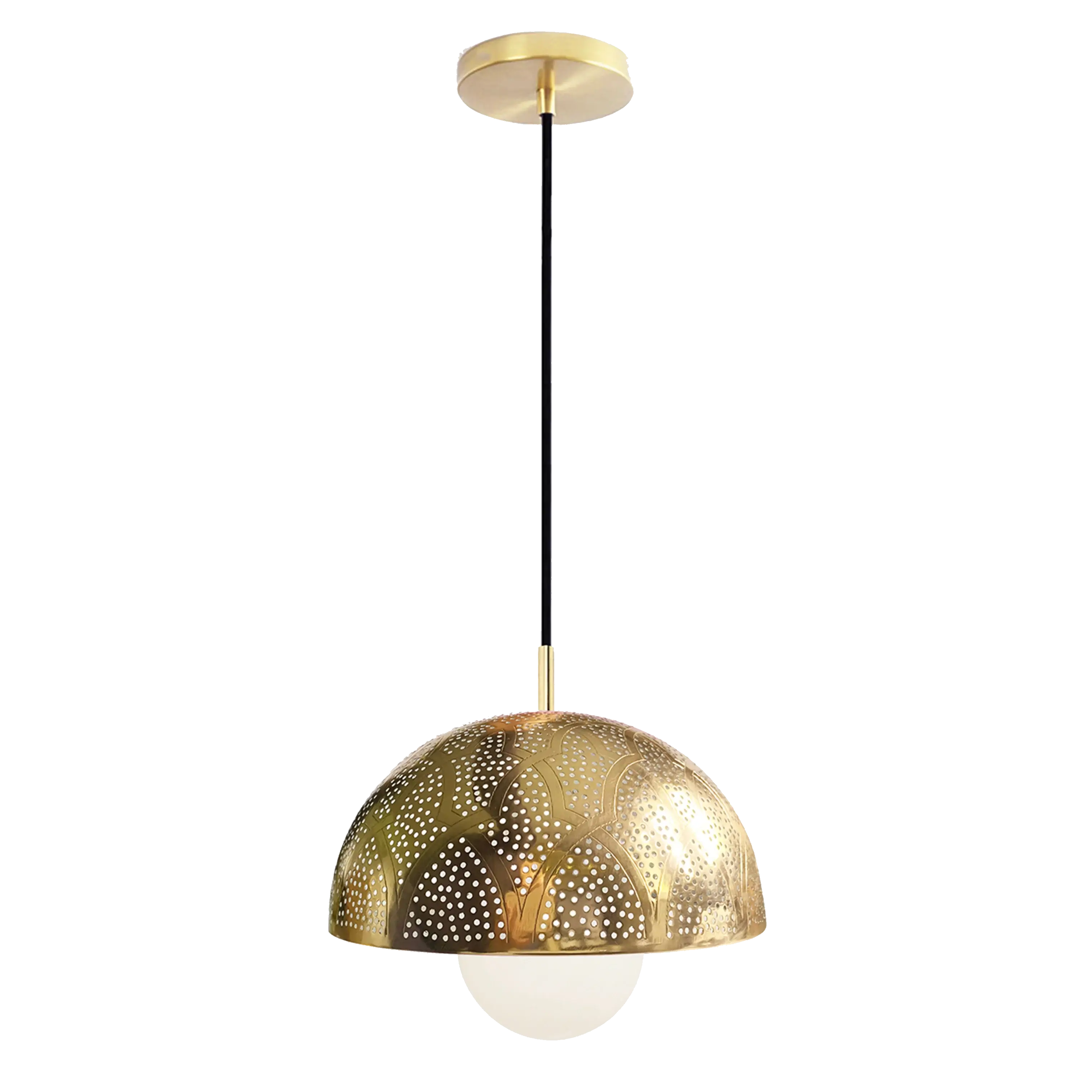 Zana Metal Dome-shaped Shade Suspension