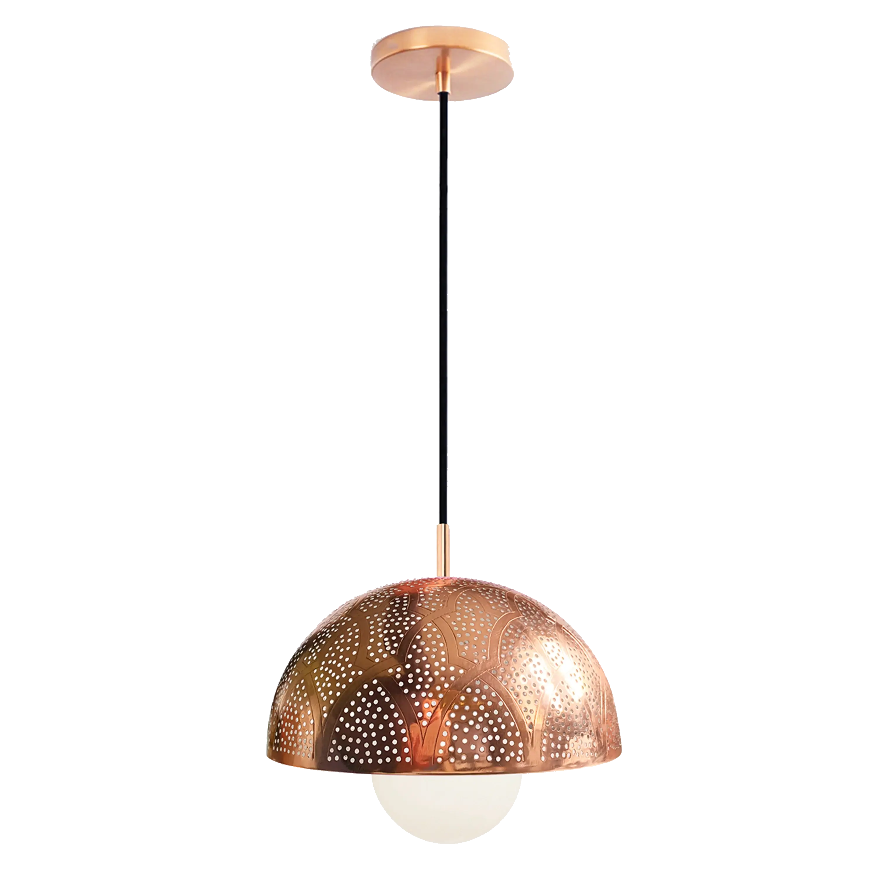 Zana Metal Dome-shaped Shade Suspension