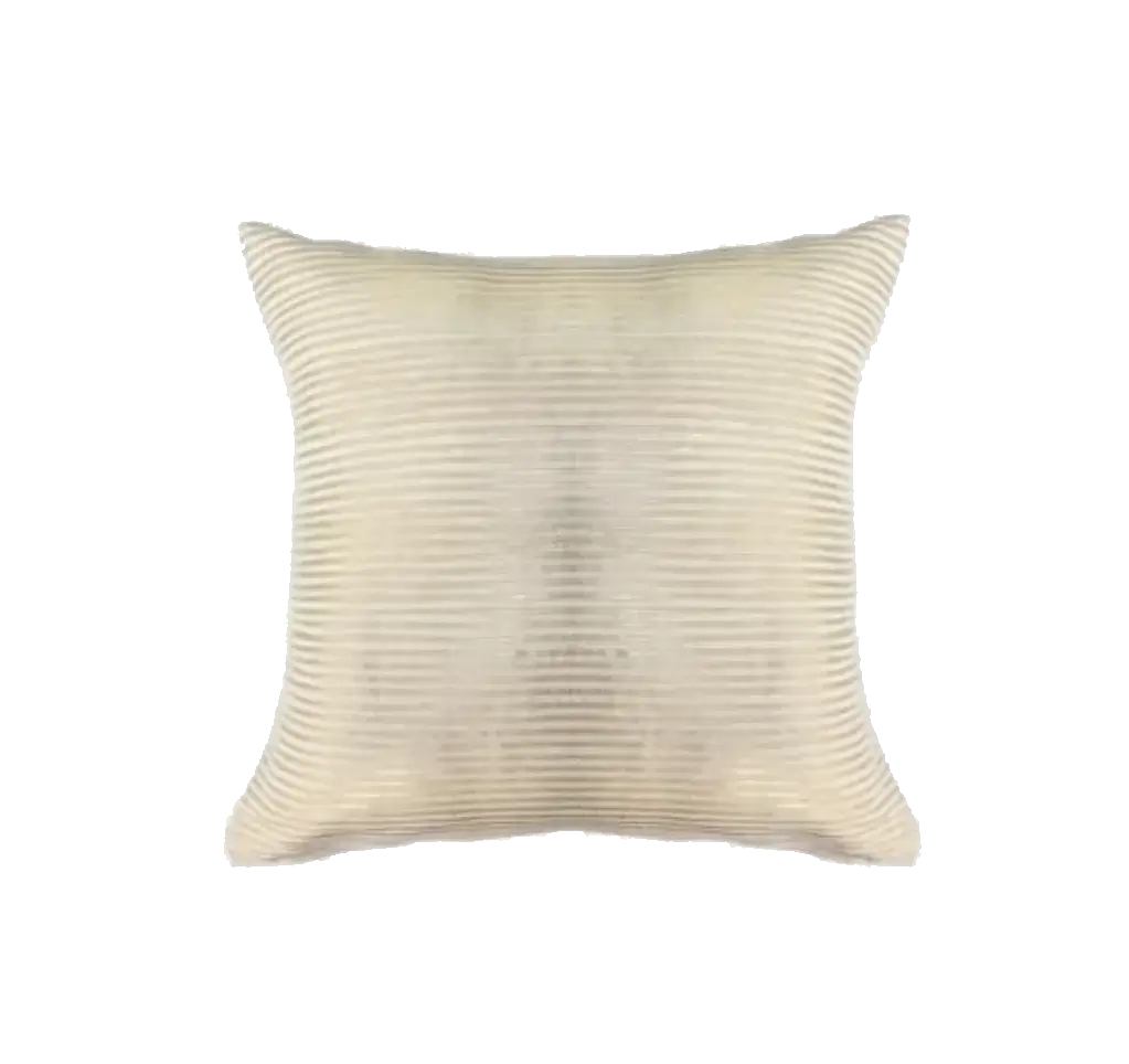 Dounia home Pillow in  made of Wool and vegan leather, Model: Taj