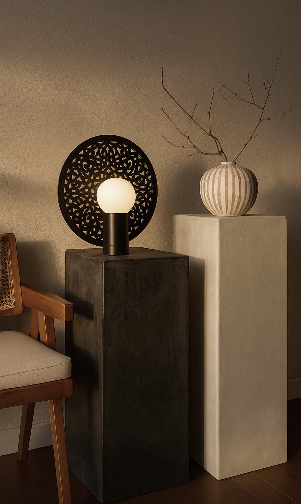 Riad Disc Table Lamp