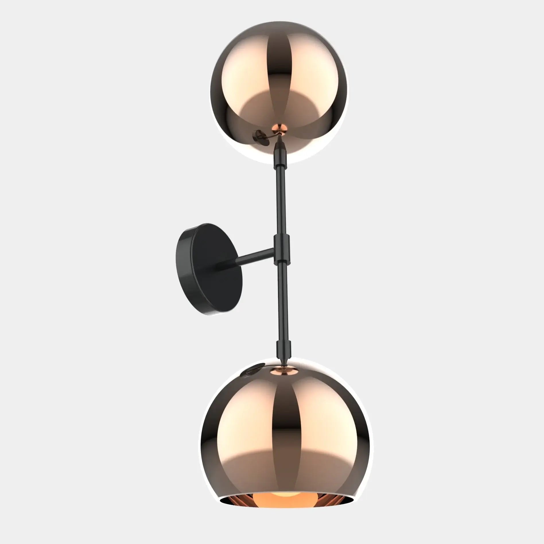 Dounia Home Wall Sconce in Polished Copper, Shade Size: 8" Model: Mishal