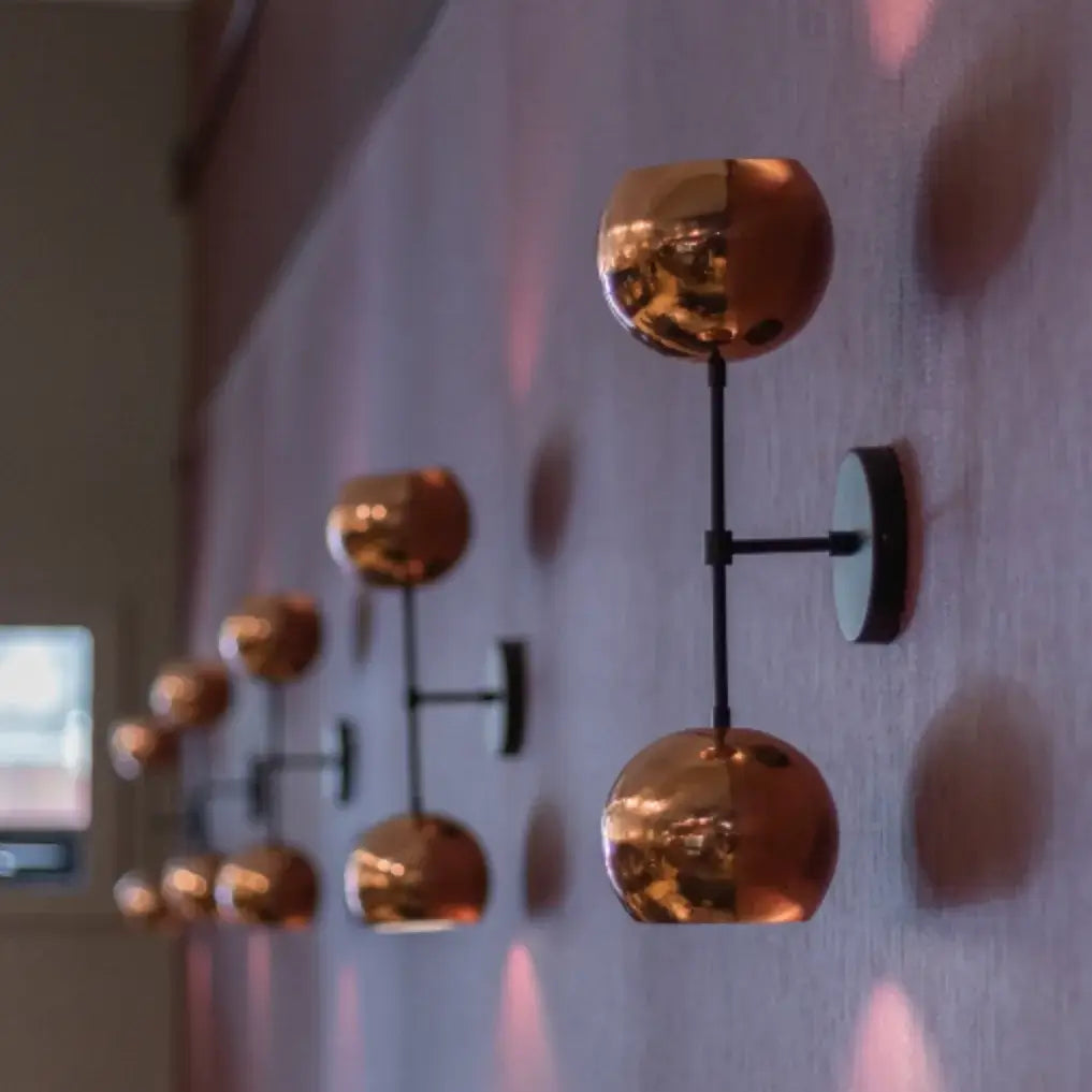 Dounia Home Wall Sconce in Polished Copper, Shade Size: 6" Model: Mishal