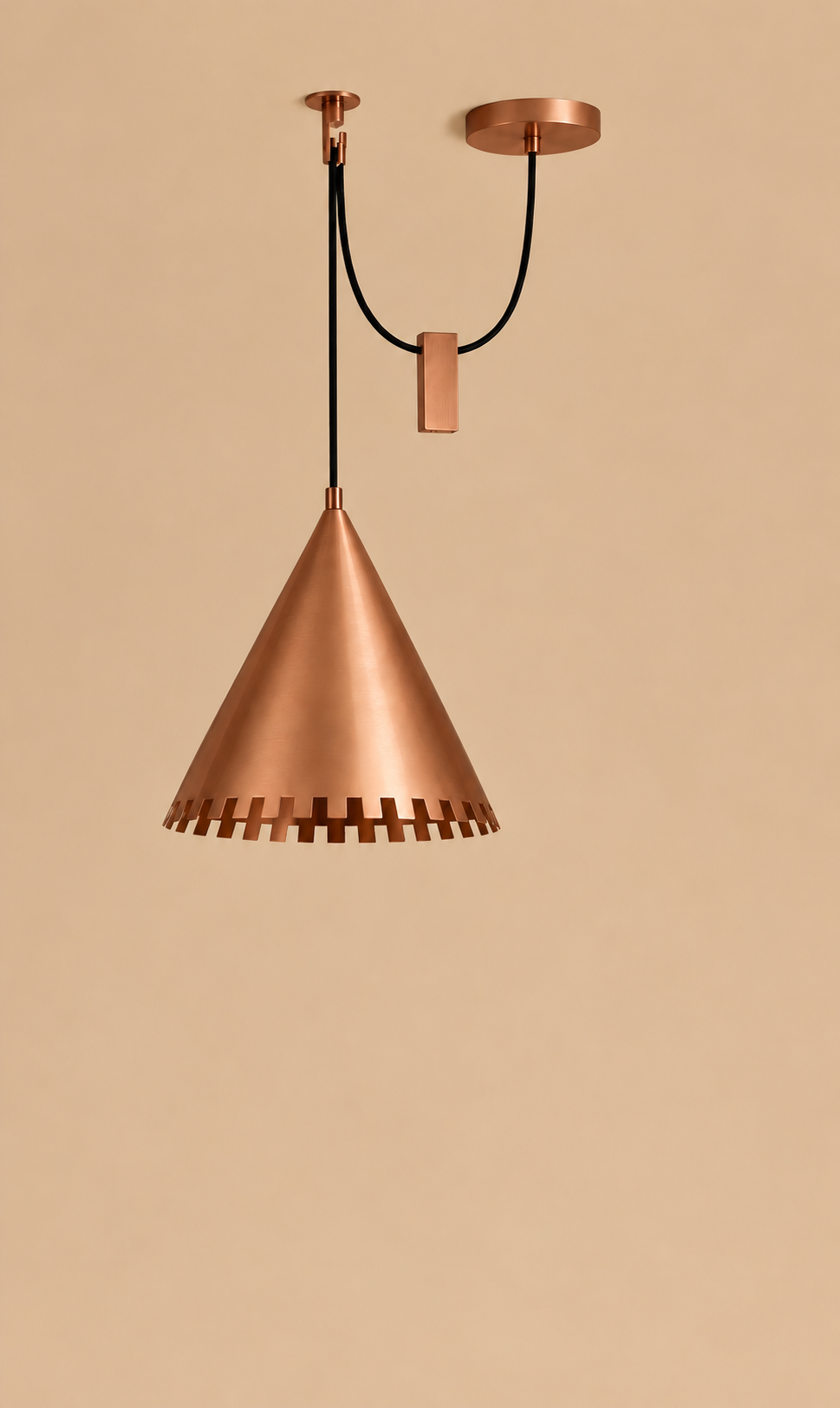 Checkered Koba Pendant Light