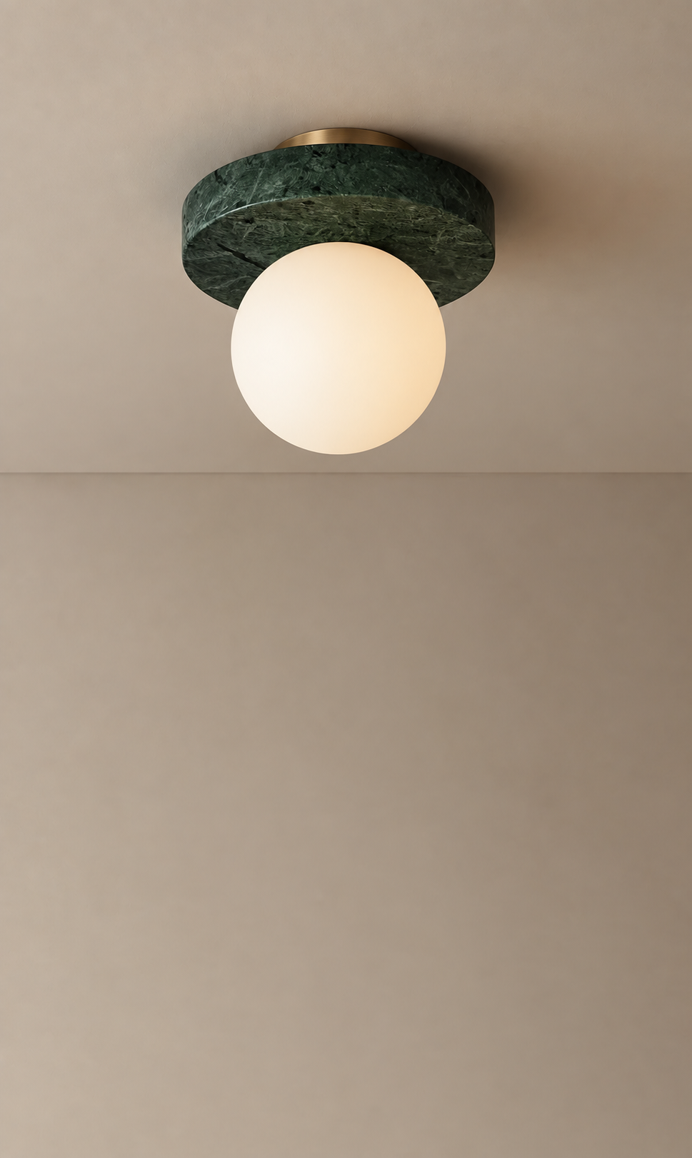 Maria Marble Disc Flush Mount