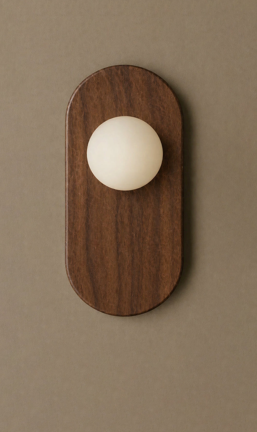 Nyla Obround Wall Sconce - Walnut