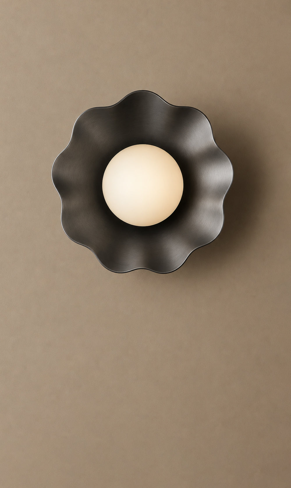 Luna Scalloped Wall Sconce