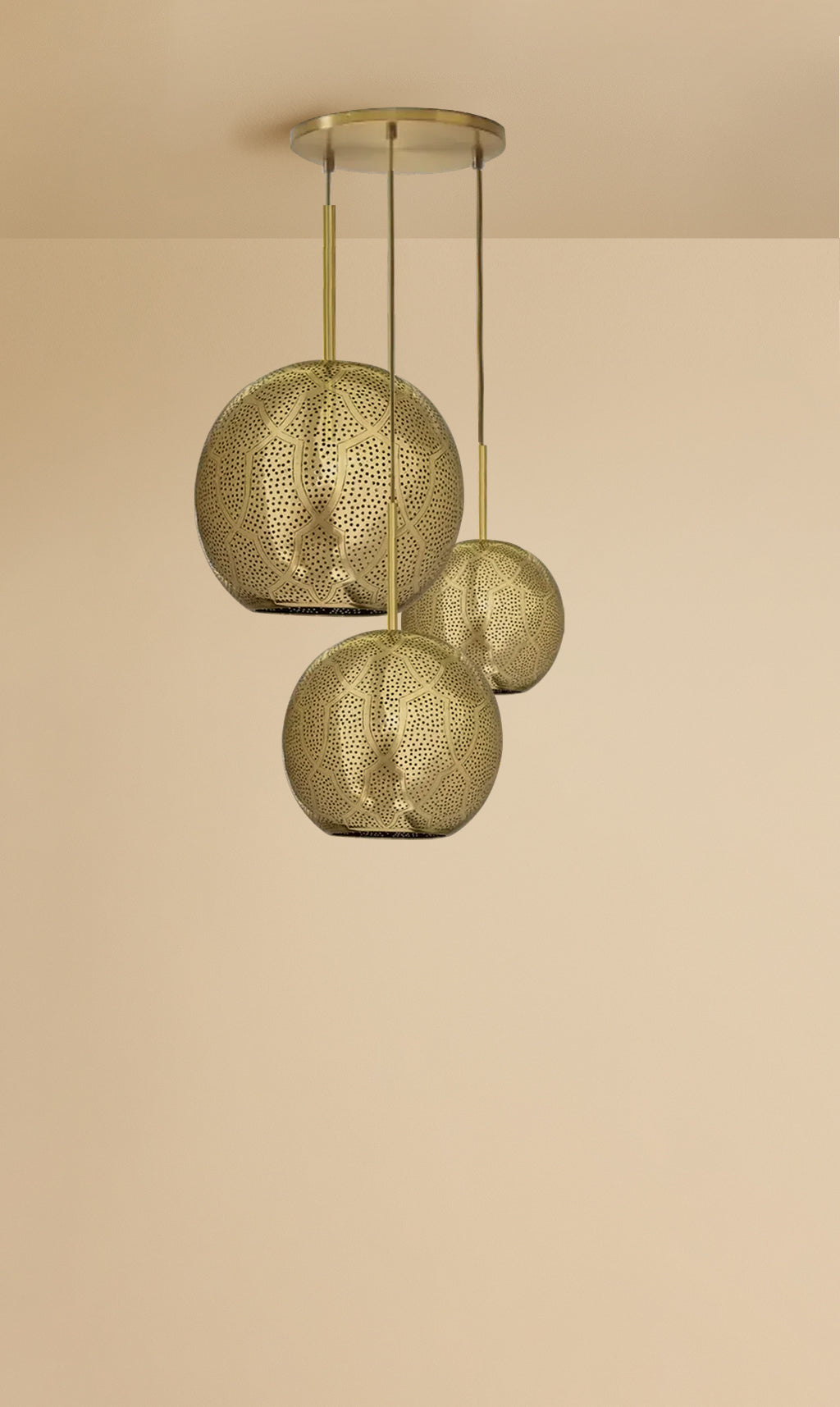 Aria 3-Light Globe Chandelier