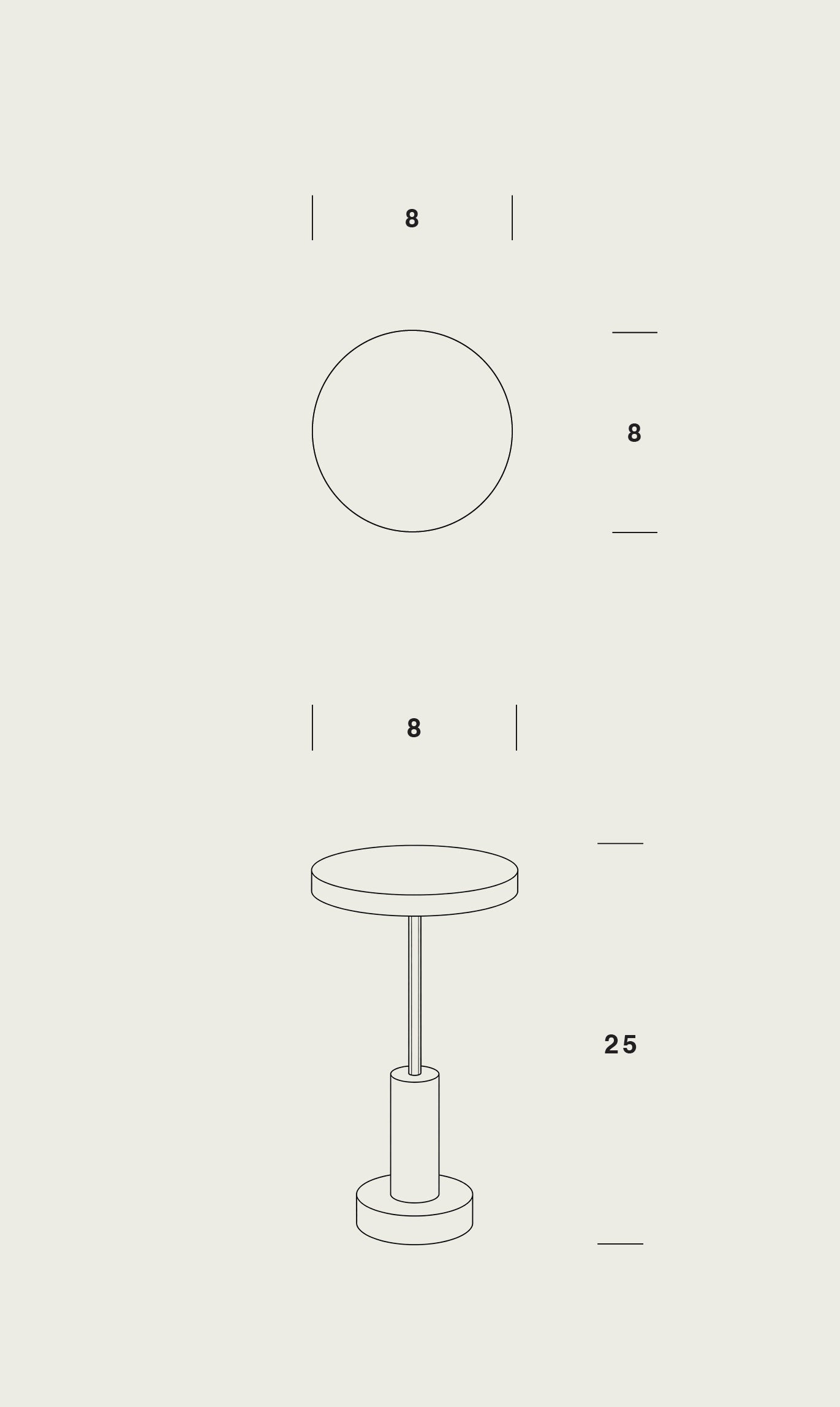 Ari White Marble Drink Table