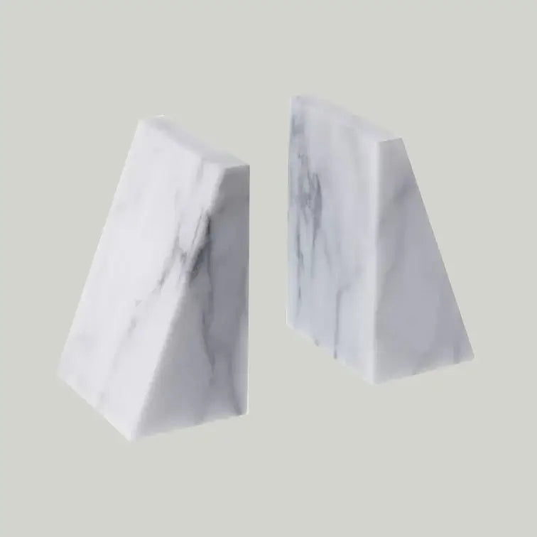 Dounia Home Book ends made of white marble 
