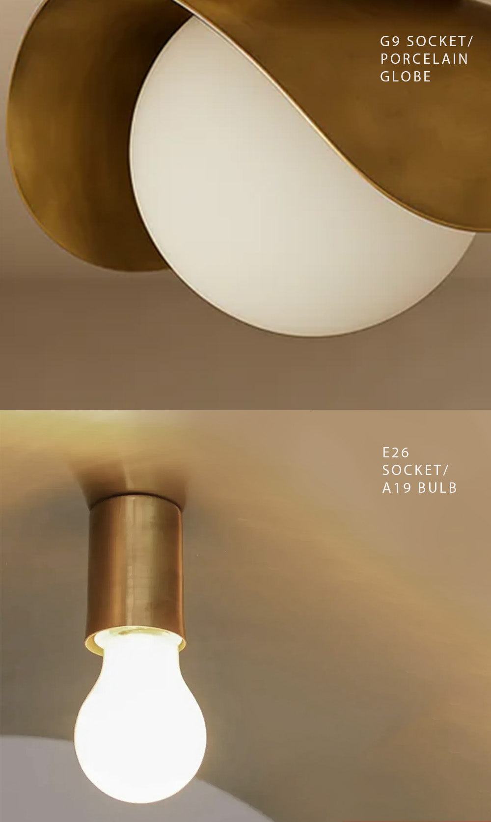 Moja Ceiling Flush Mount Fixture