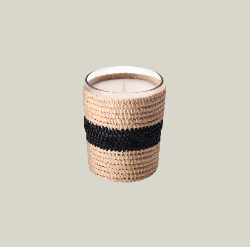 Dounia home Candle in  made of Raffia, Model: