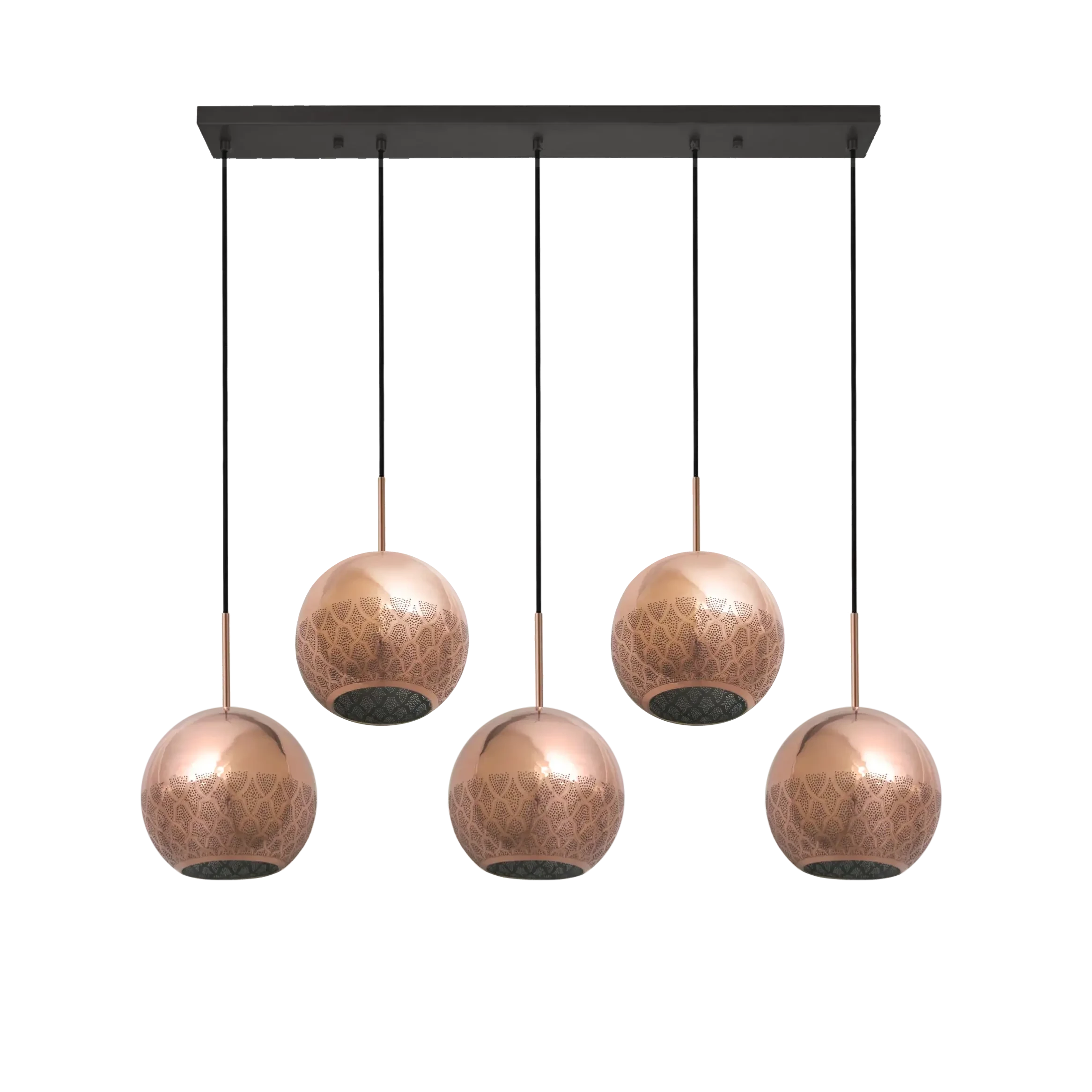 Copper globe chandelier hotsell