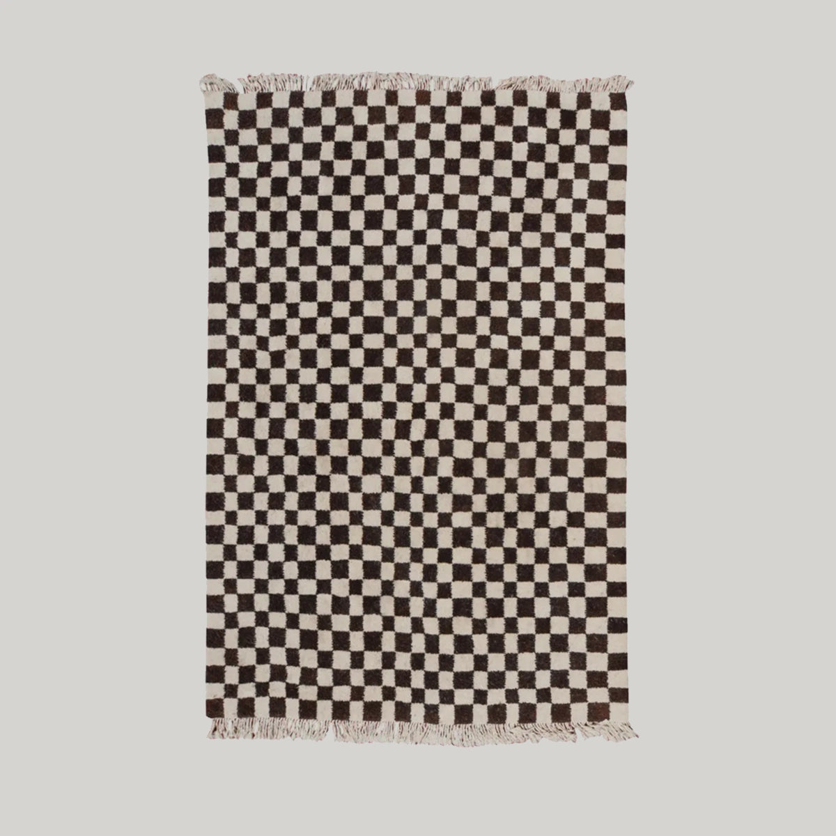 Checkered Rugs - Organic Wool