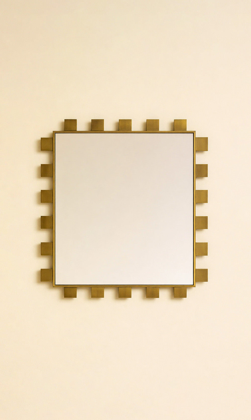 Checkered Square Wall Mirror