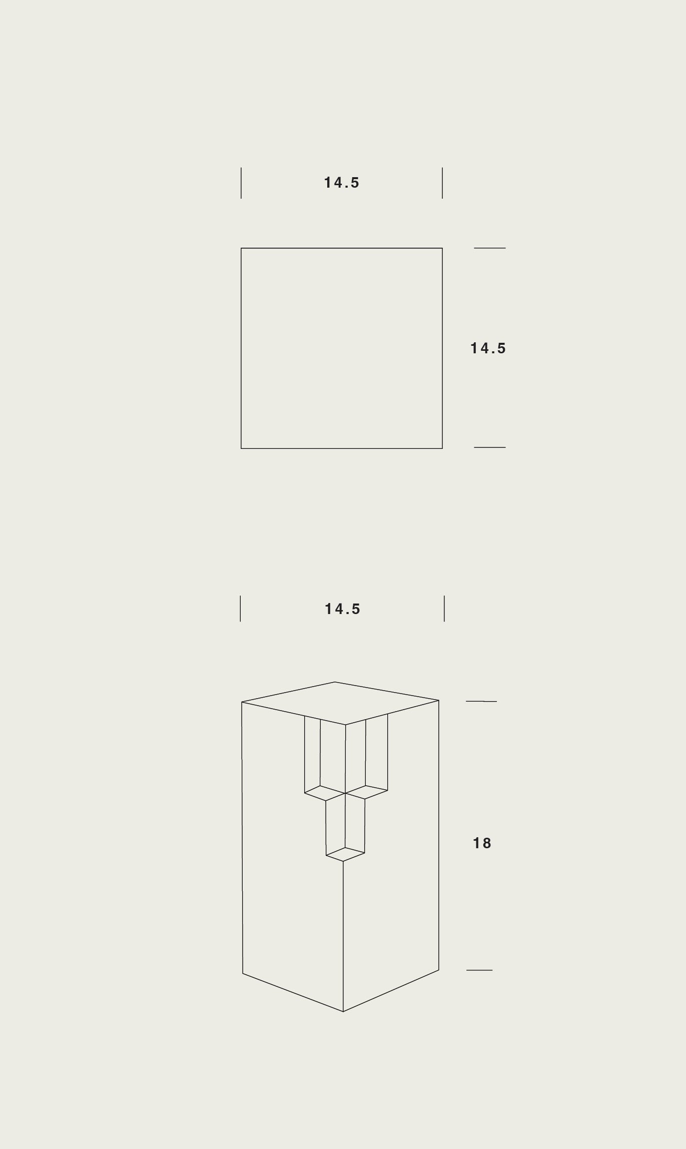 Checkered Side Table