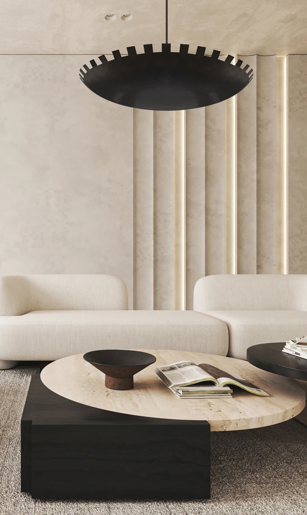 Checkered Dome Flush Mount Light Fixture