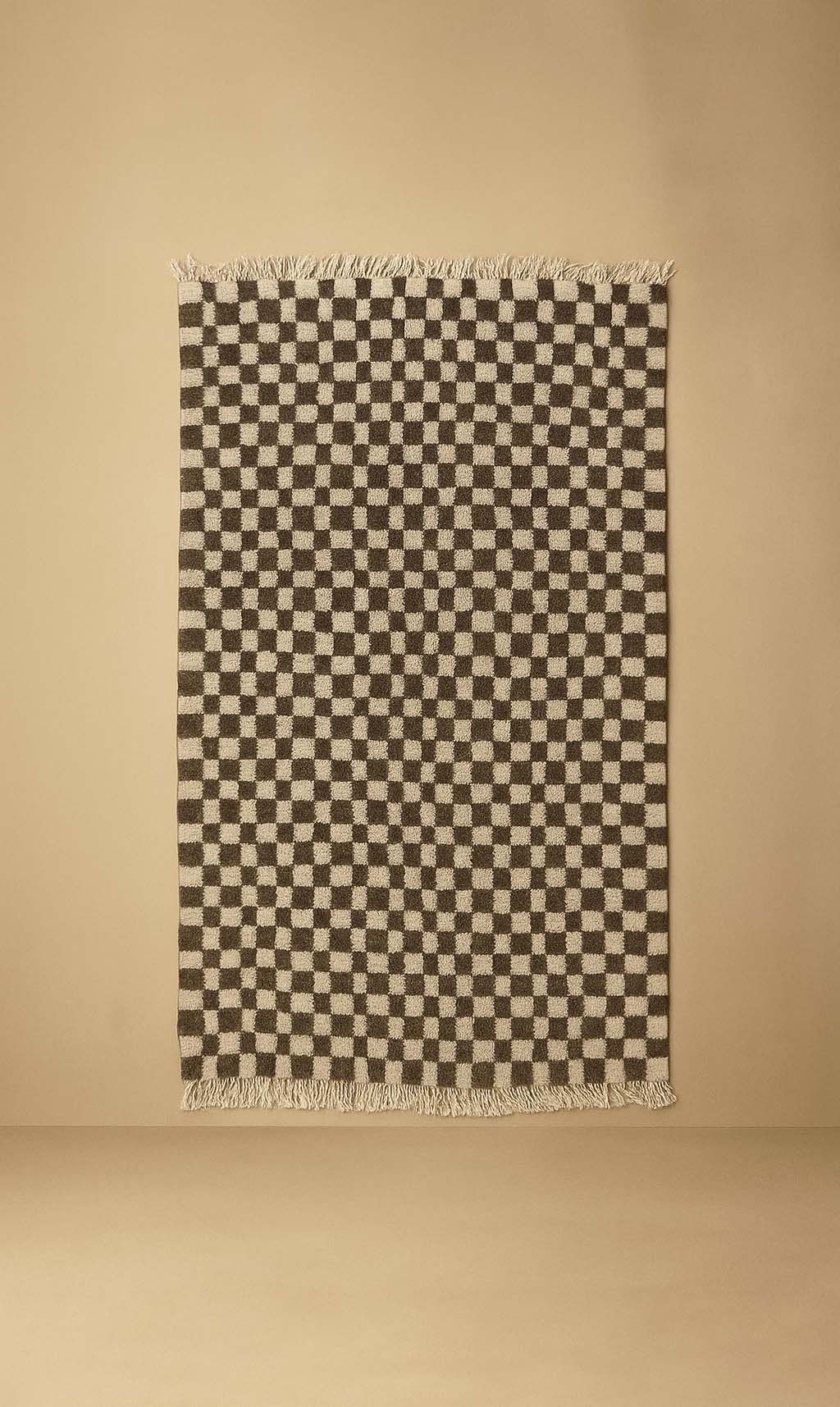 Checkered Rugs - Organic Wool