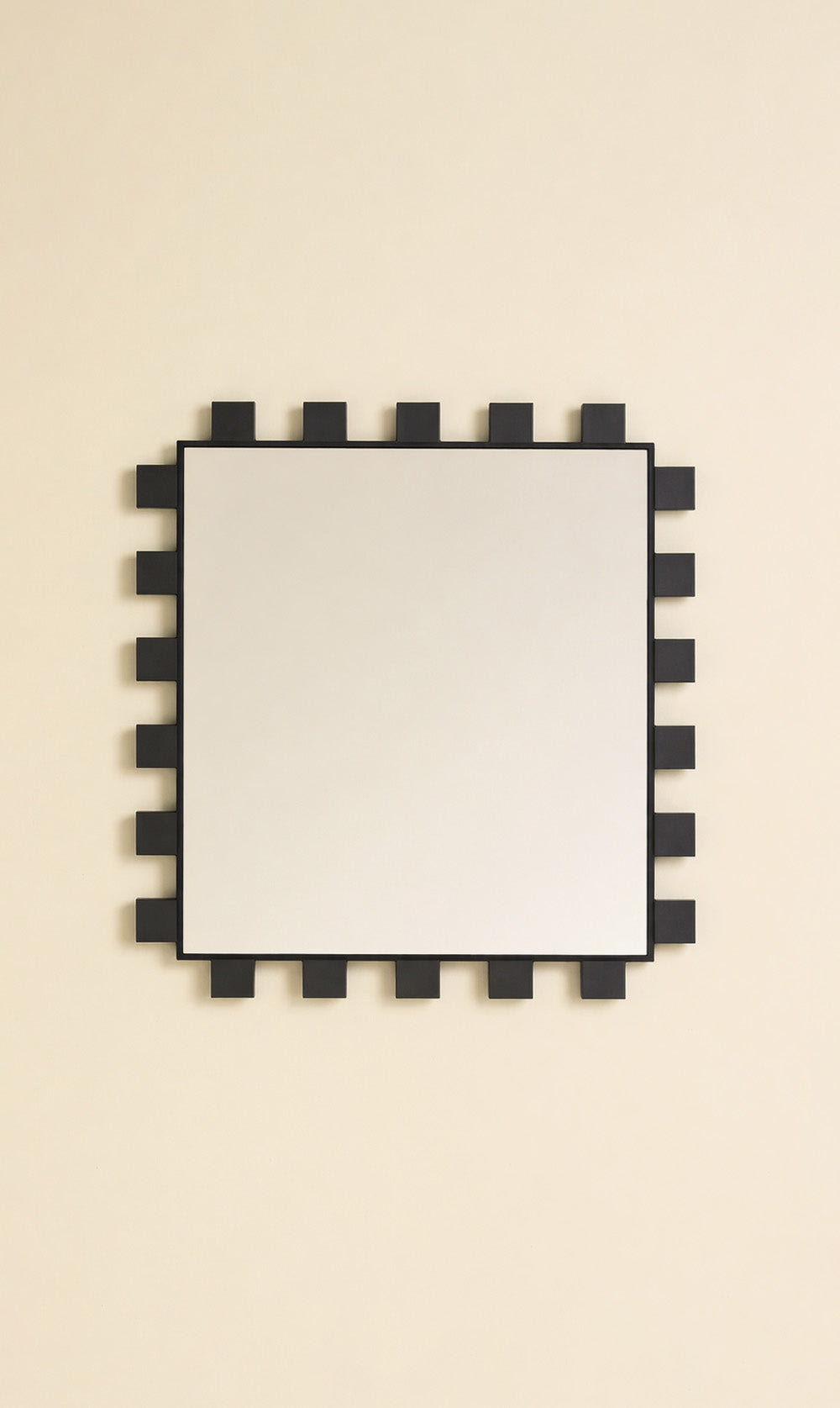 Checkered Wall Mirror Square