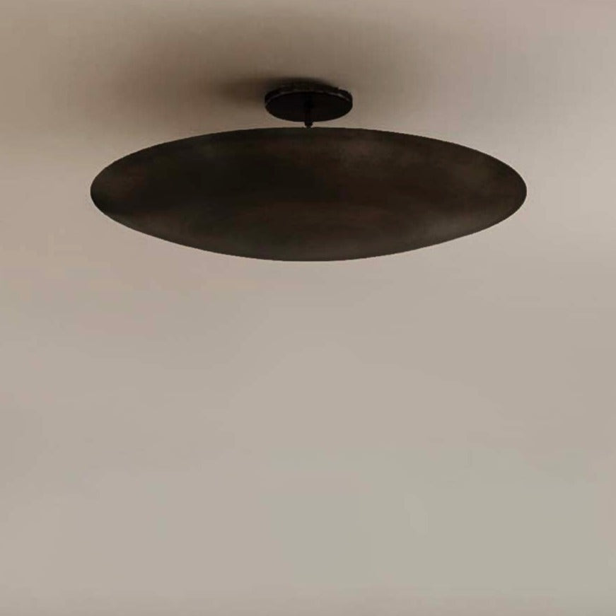 Dounia Home Semi-Flush Light 16" in Matte Gun Metal