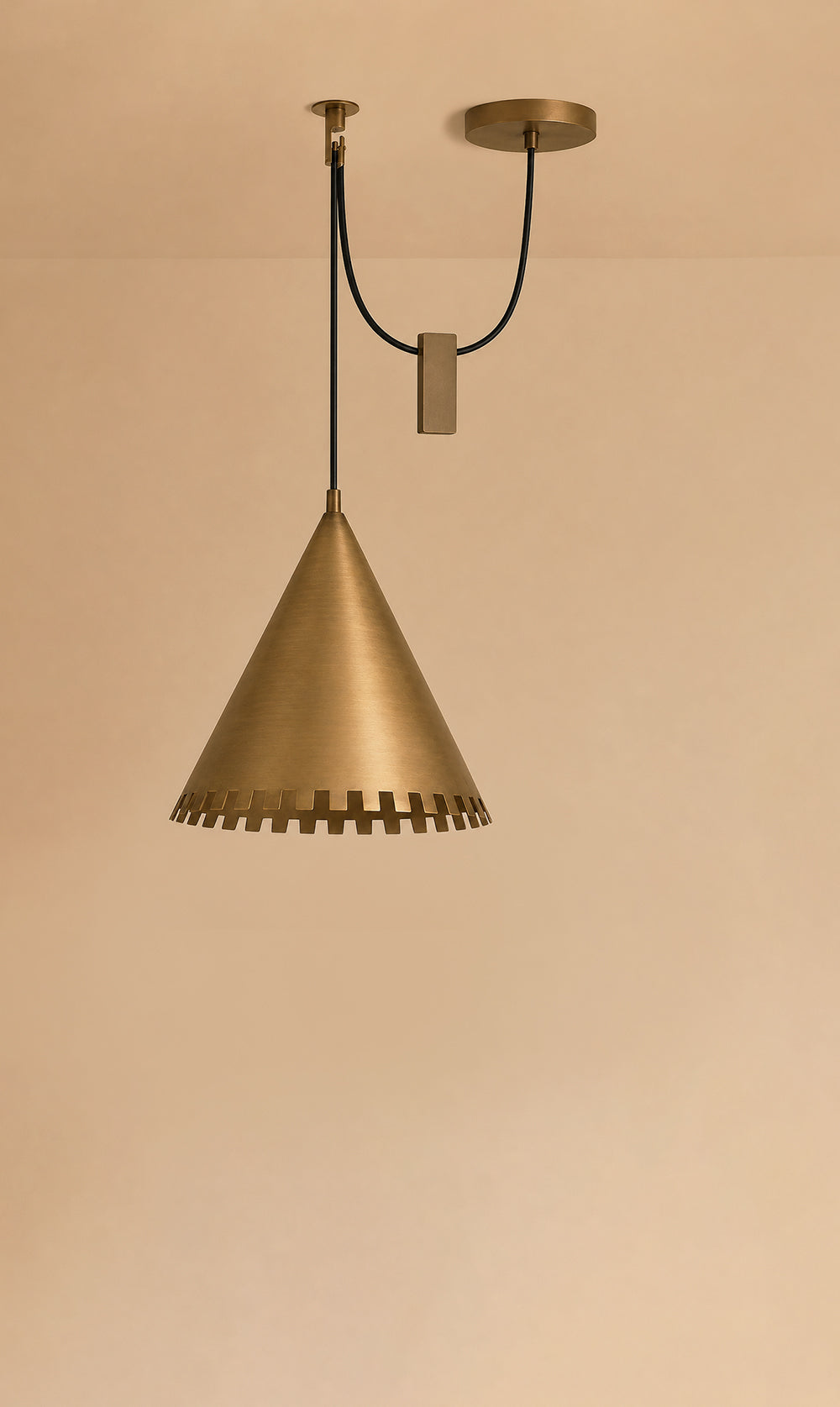 Checkered Koba Pendant Light