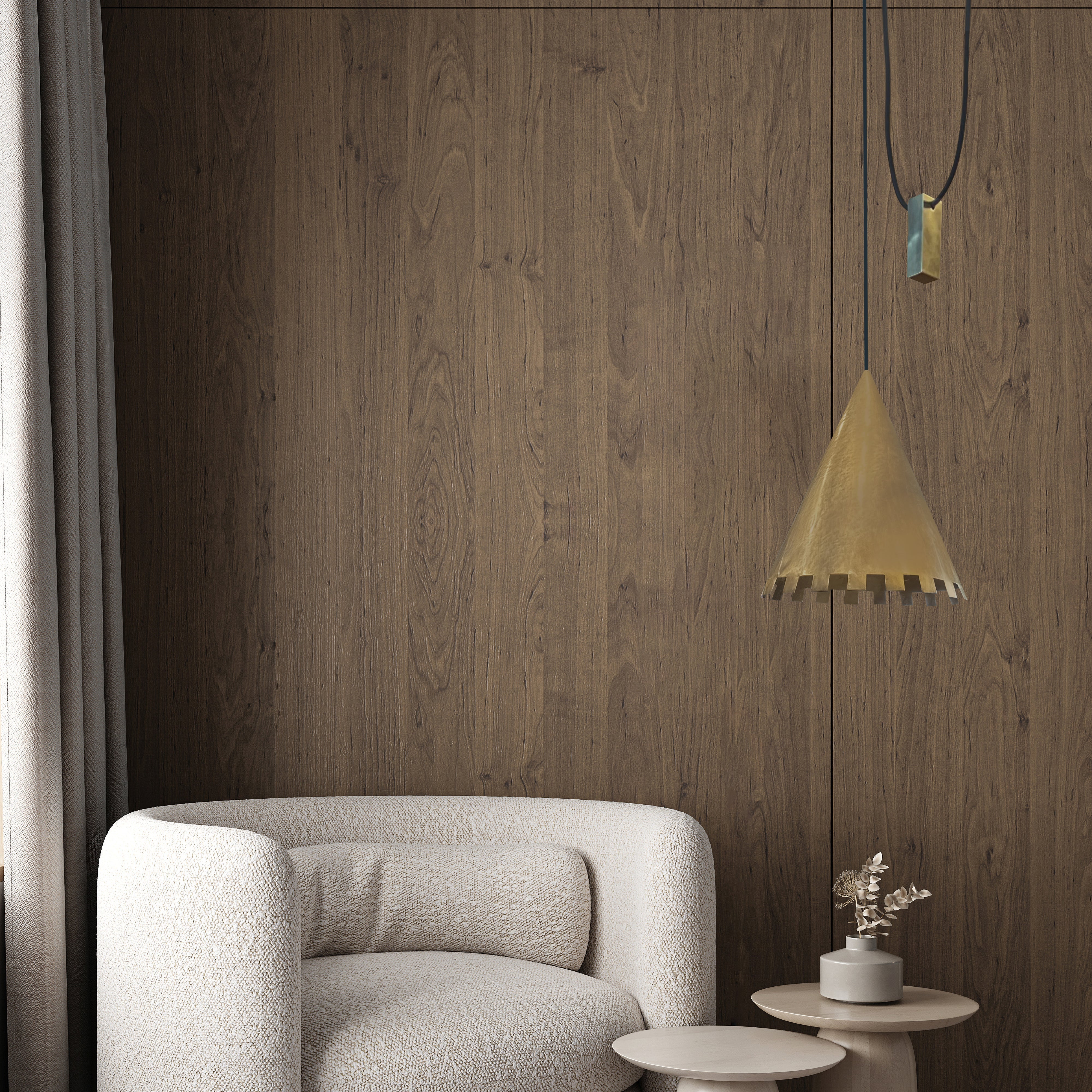 Checkered Koba Pendant Light