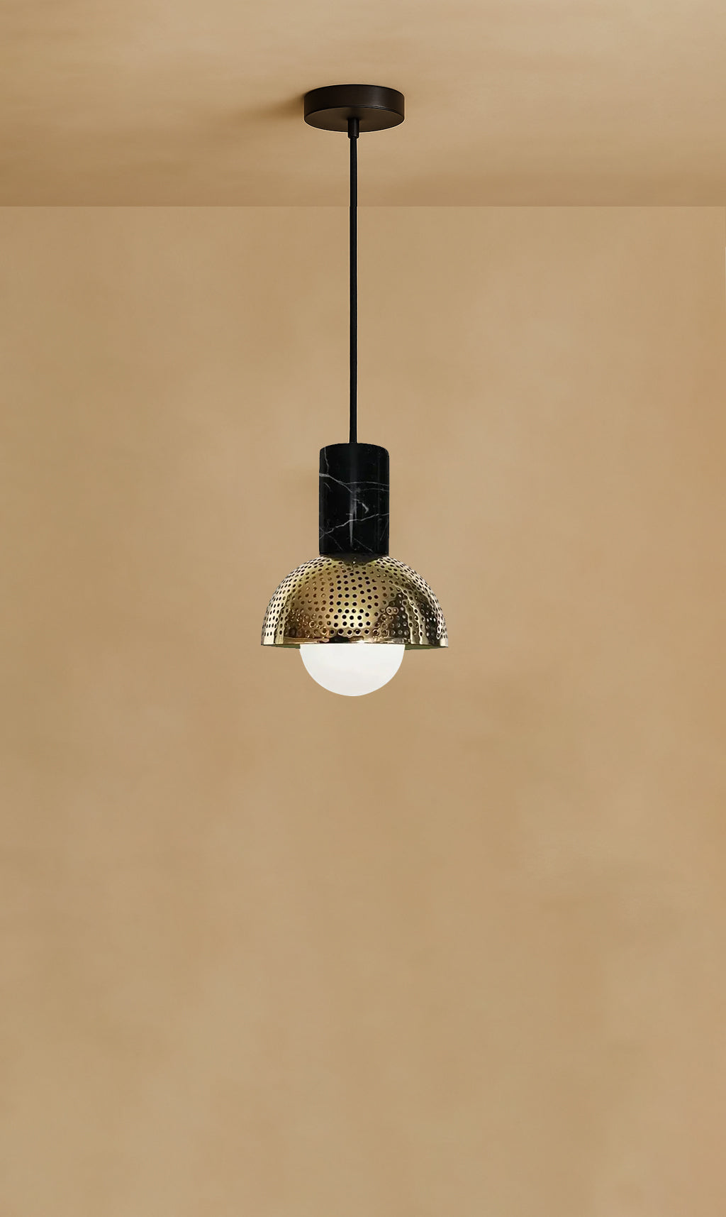 Maria Marble Dome Pendant Light