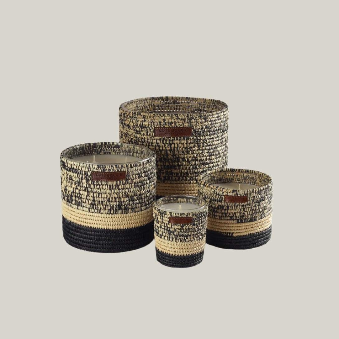 Raffia Candle - Orange Blossom