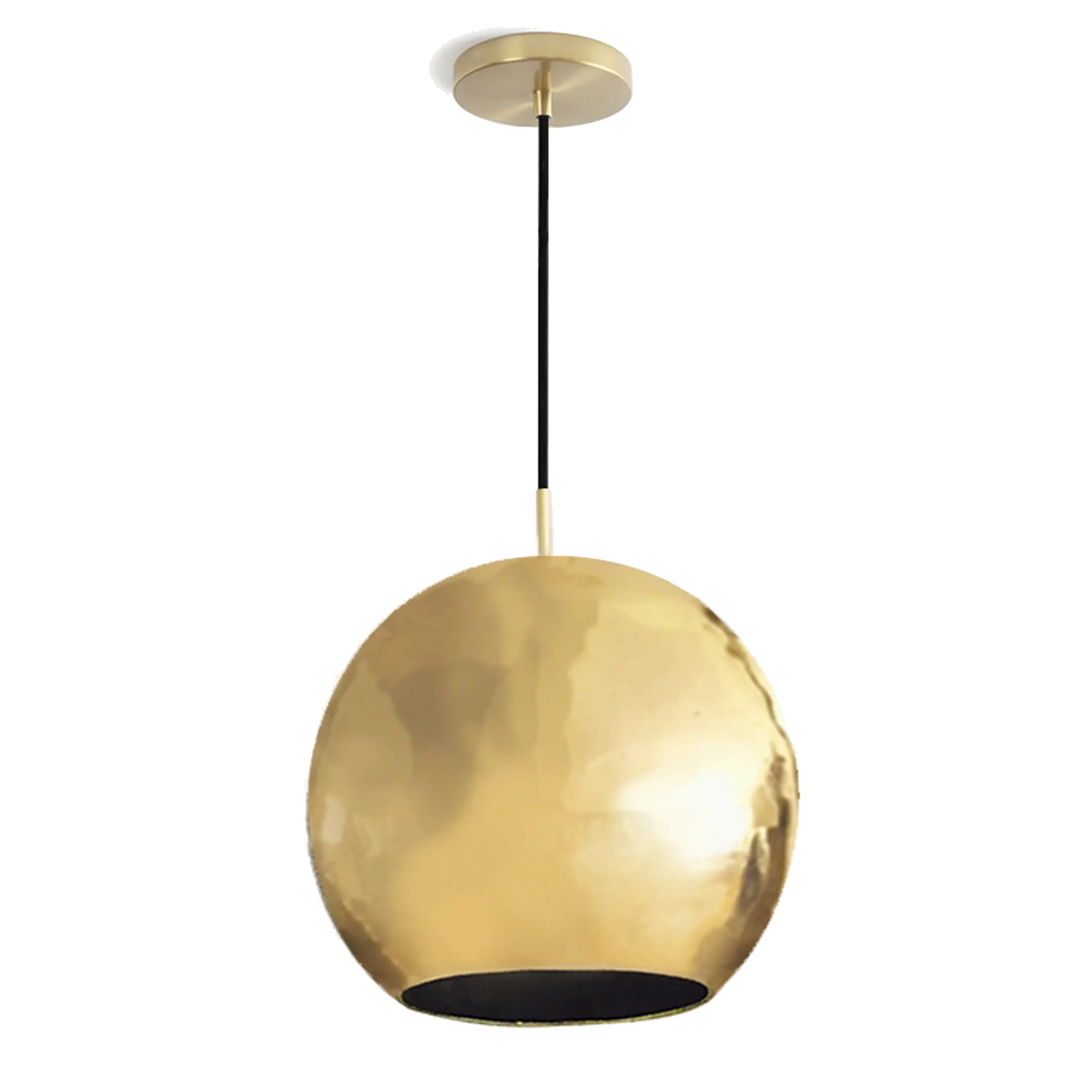 Dounia home Pendant light in antique brass  made of Metal, Model: Mishal