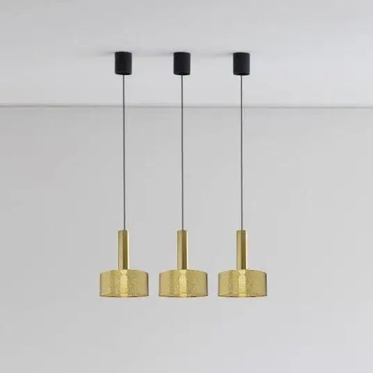 Dounia home Pendant light in polished brass   made of Gunmetal, Model: Alula