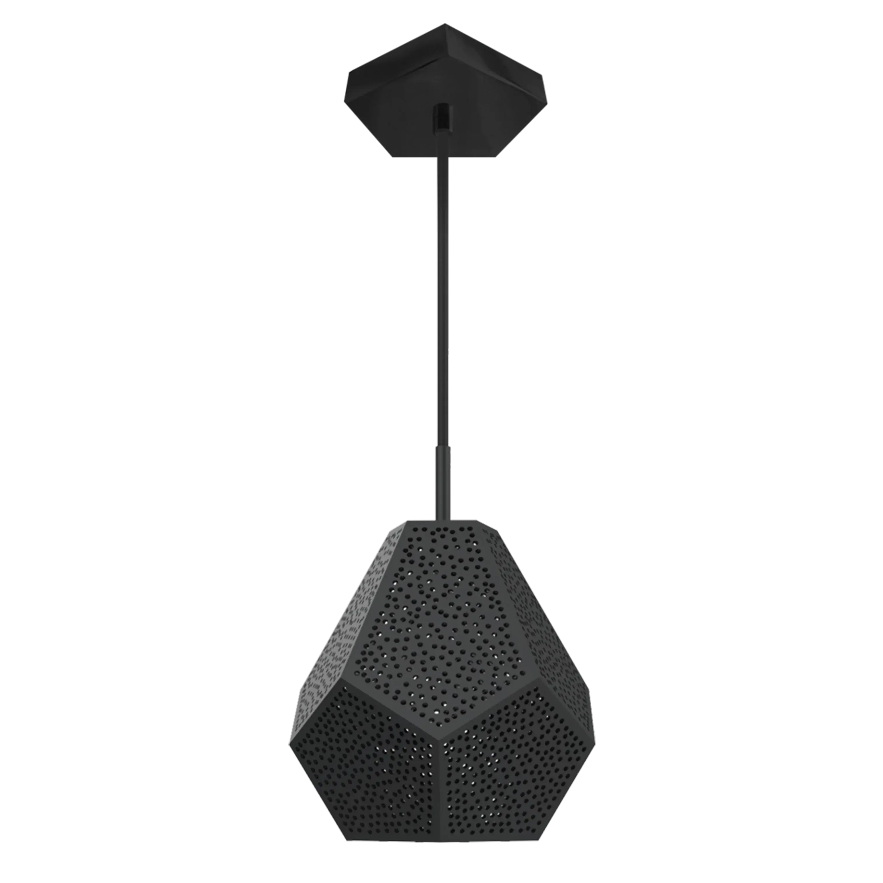 Dounia home Pendant light in Black made of metal, Model: Almas