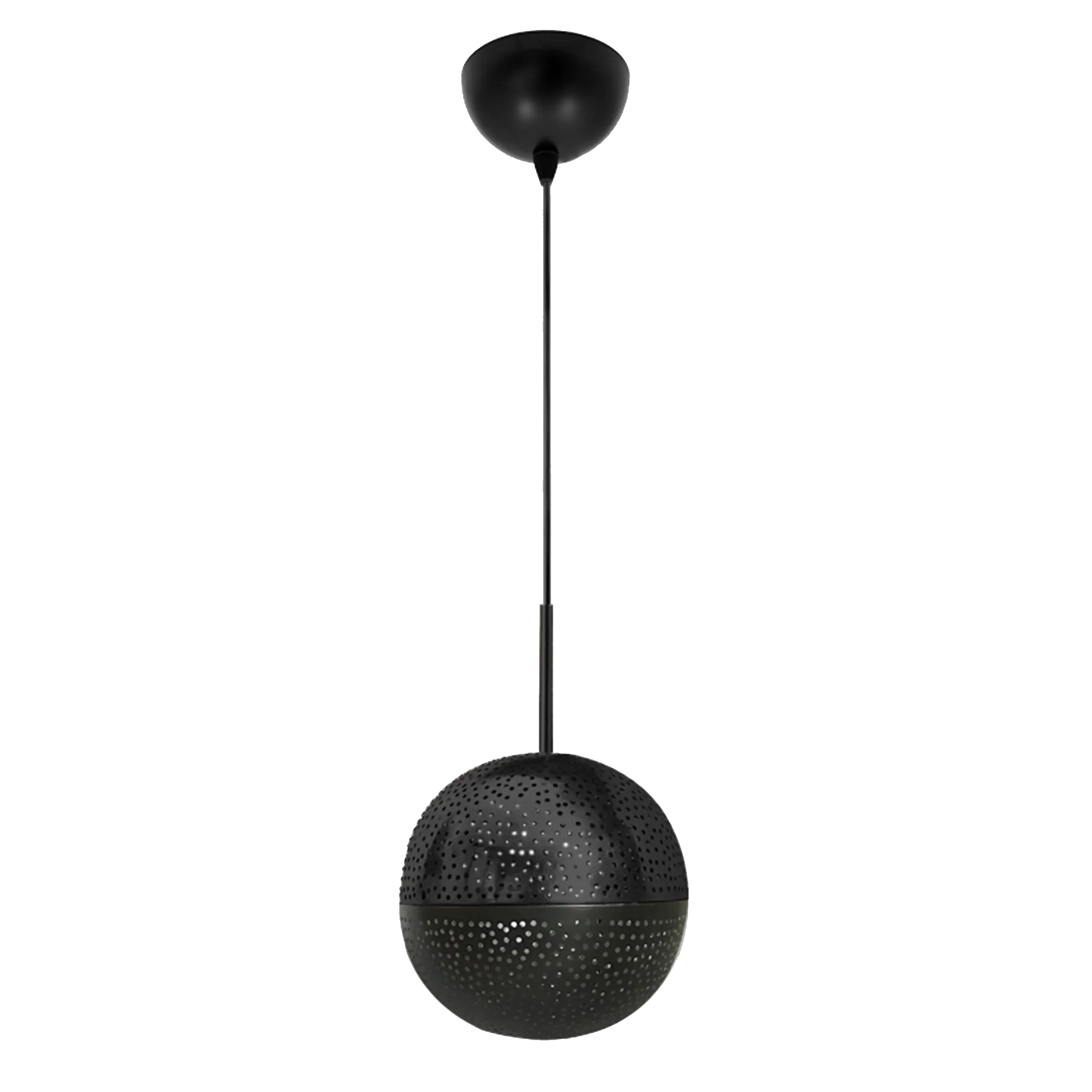 Dounia home Pendant light in black  made of metal, Model: Kora