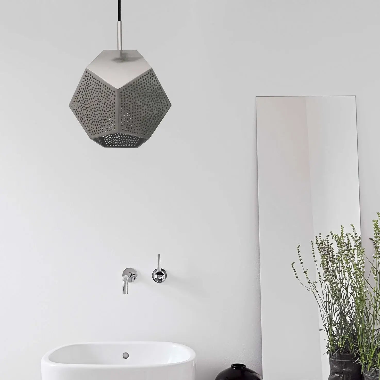 Ula Pendant Light | Nickel Silver | Shade Size 11"