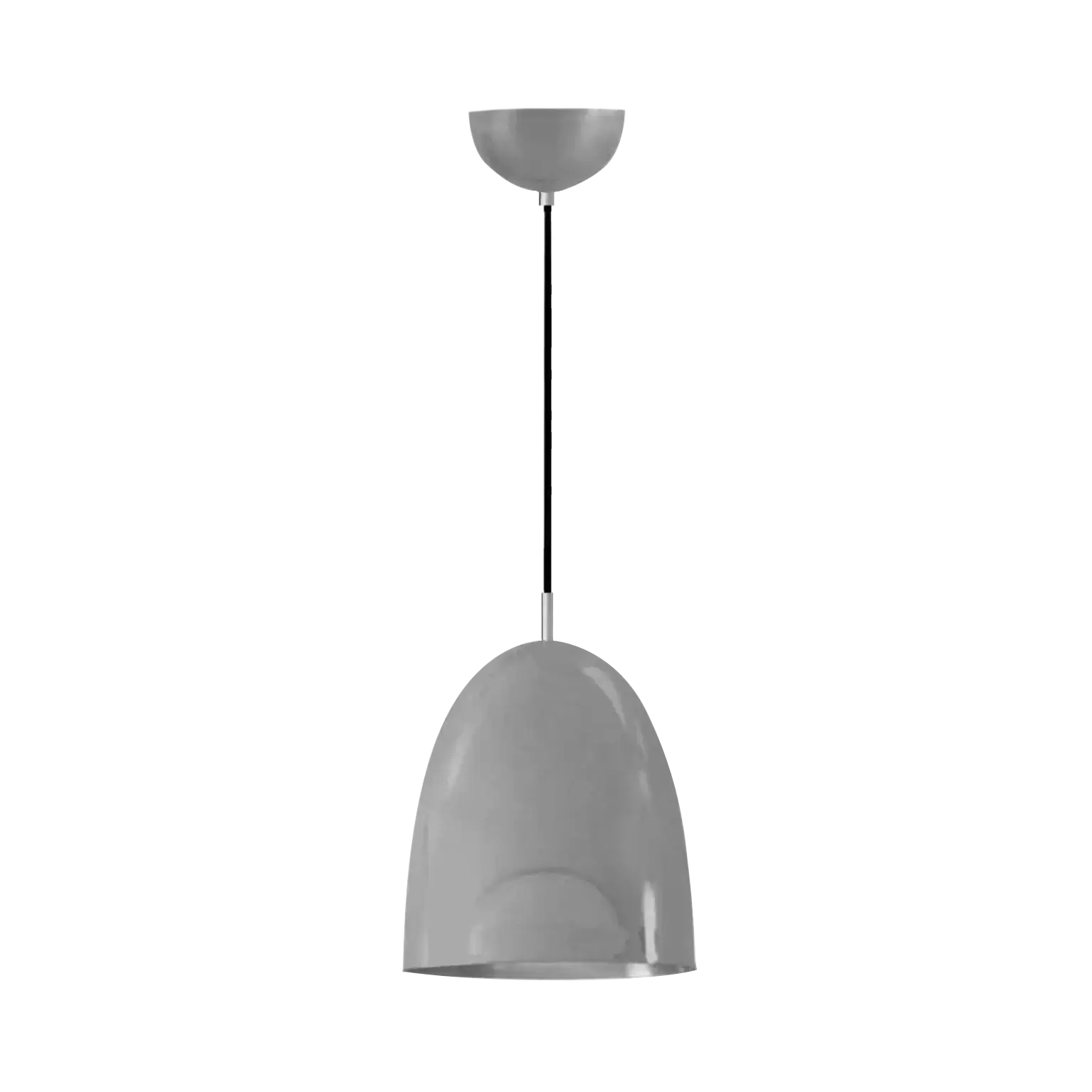 Dounia home Pendant light in nickel silver   made of Metal, Model: Roya  dome