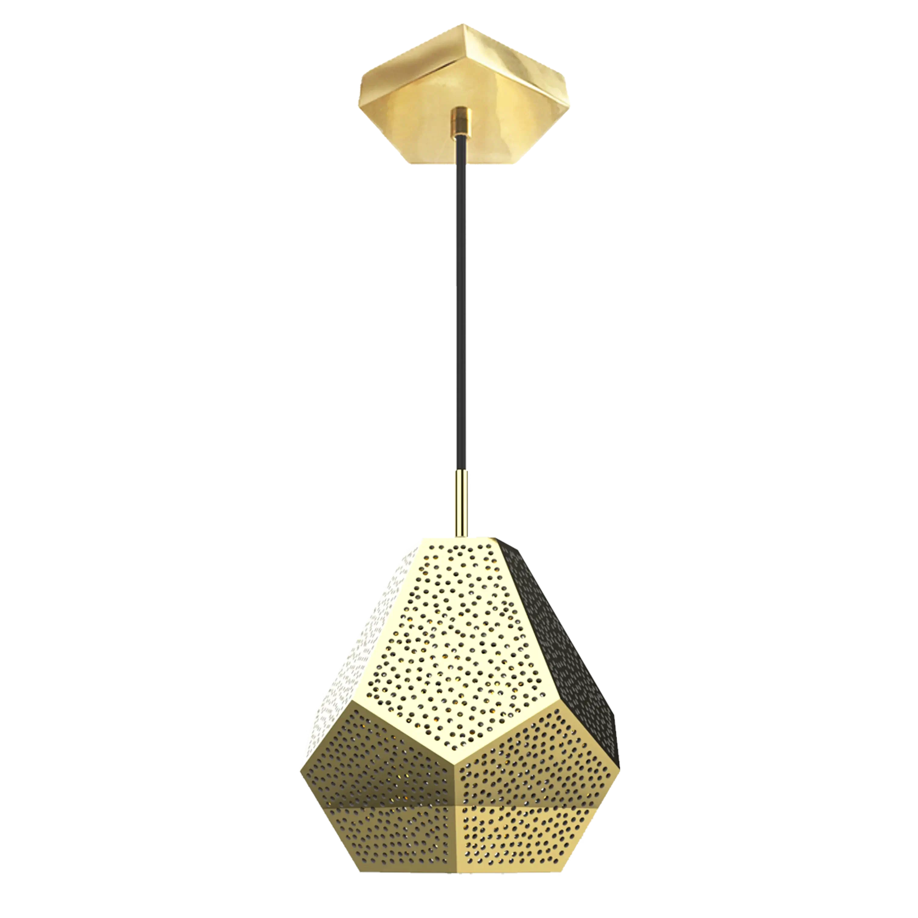 Almas Multifaceted Pendant Light