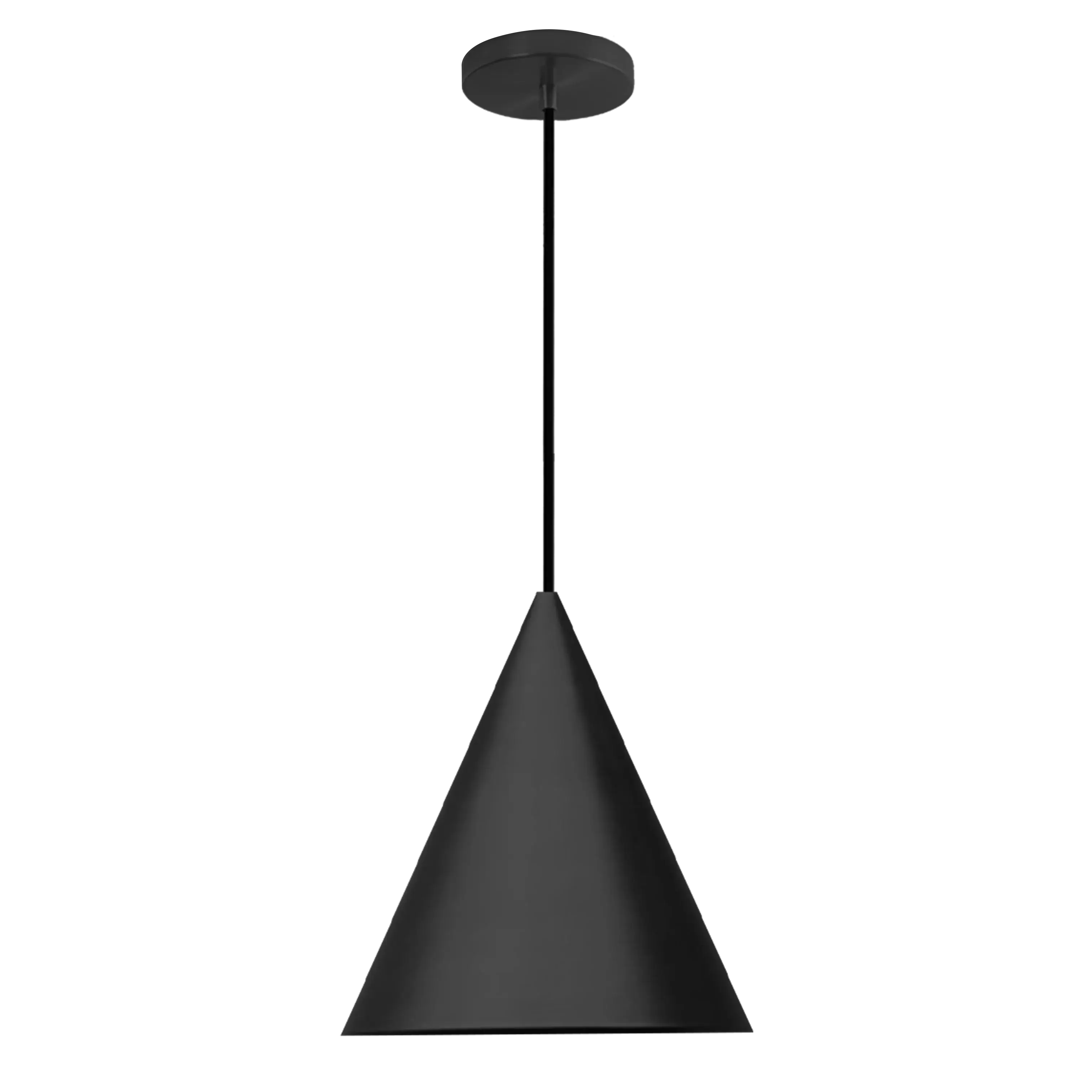 Dounia home Pendant light in Black made of Solid brass 